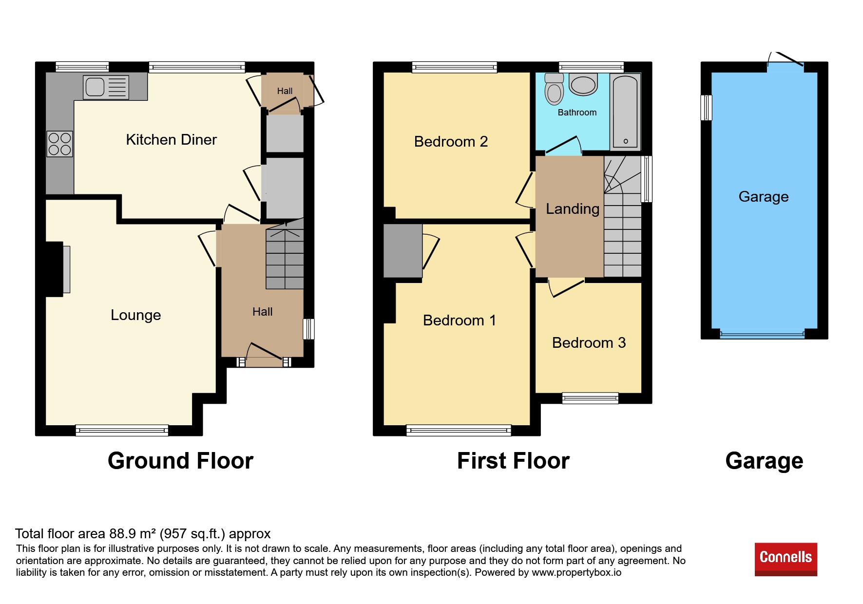 45, St. Cuthberts Crescent, Wolverhampton floorplan