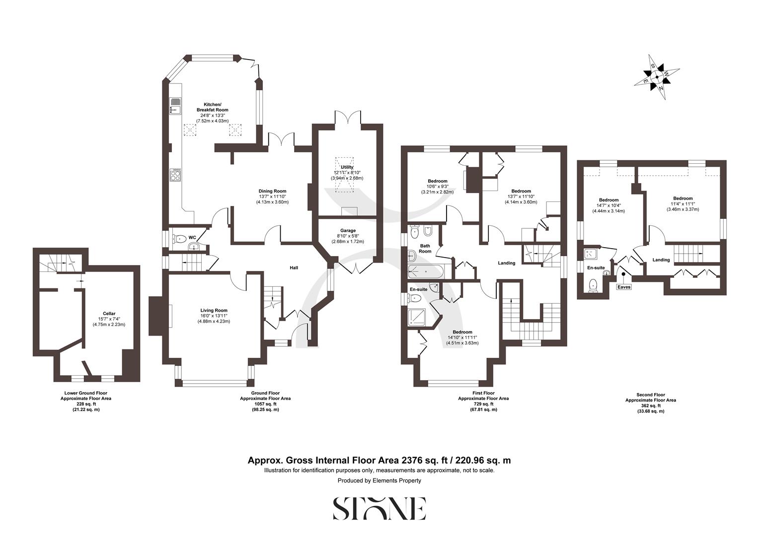 74, Deerings Road, Reigate floorplan