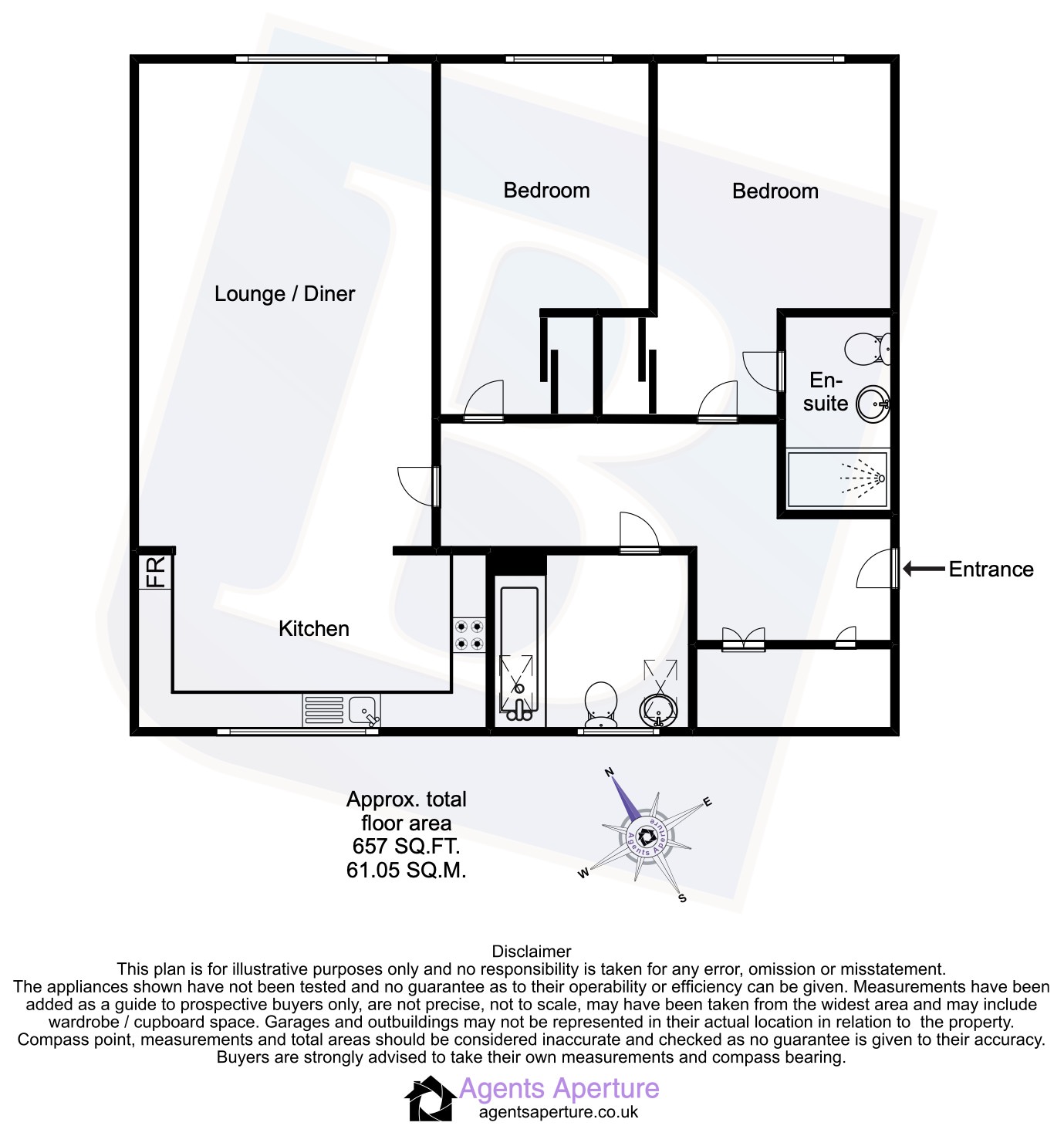 5 Waterloo House,, Victoria Road, Essex floorplan