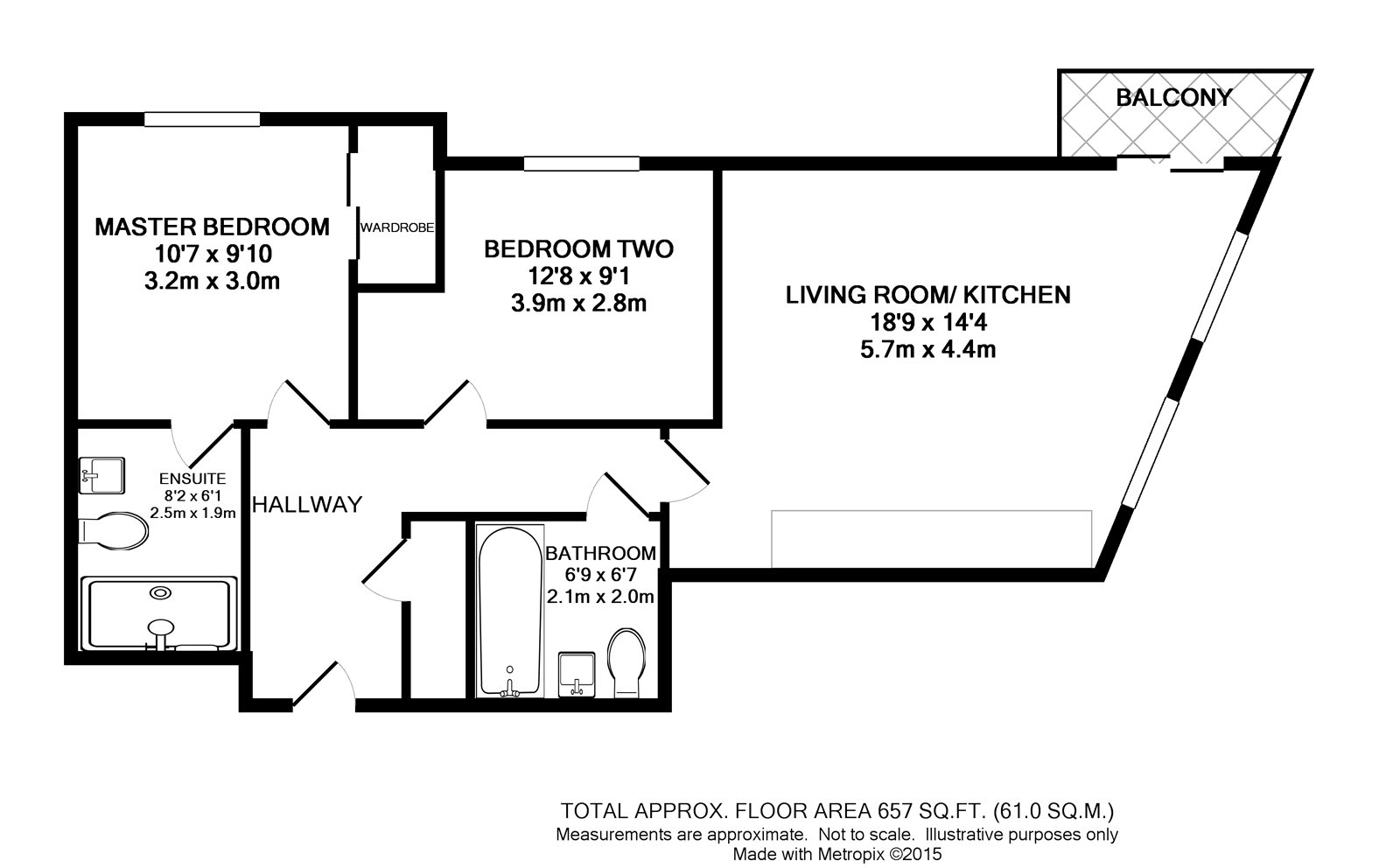 2 Bedrooms Flat to rent in Honister, 20 Alfred Street, Reading, Berkshire RG1