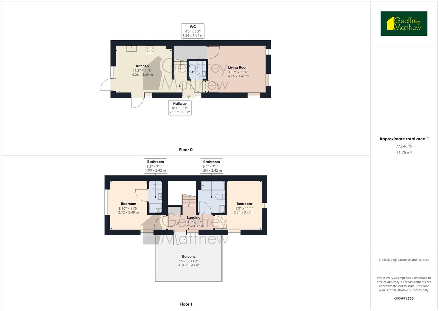 55, Sparrowhawk Way, Harlow floorplan