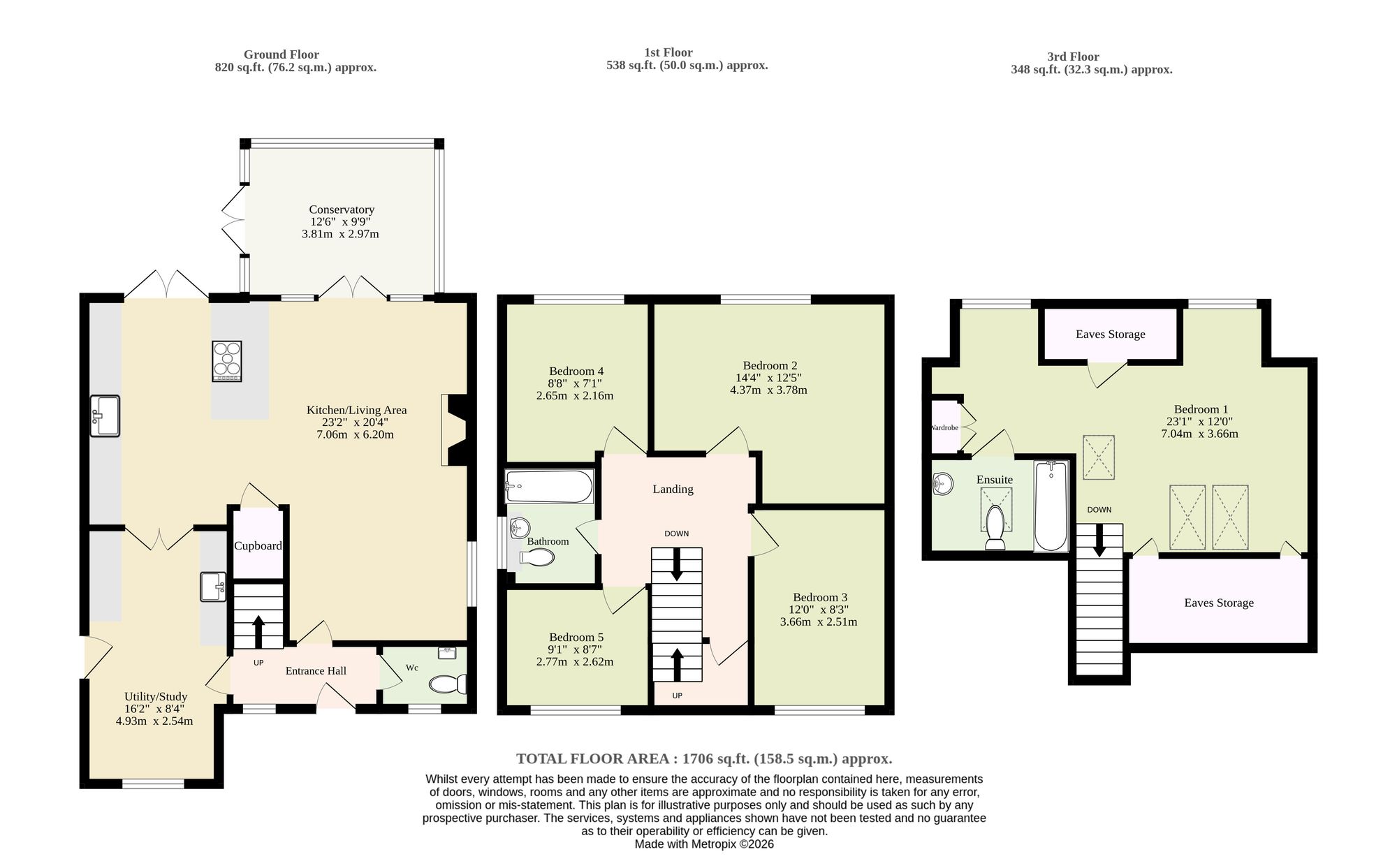 8 Layer Close, Norwich floorplan