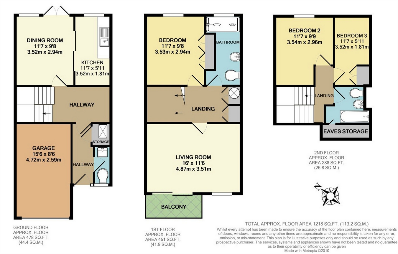 3 Bedrooms Town house for sale in Damer Gardens, Henley-On-Thames RG9