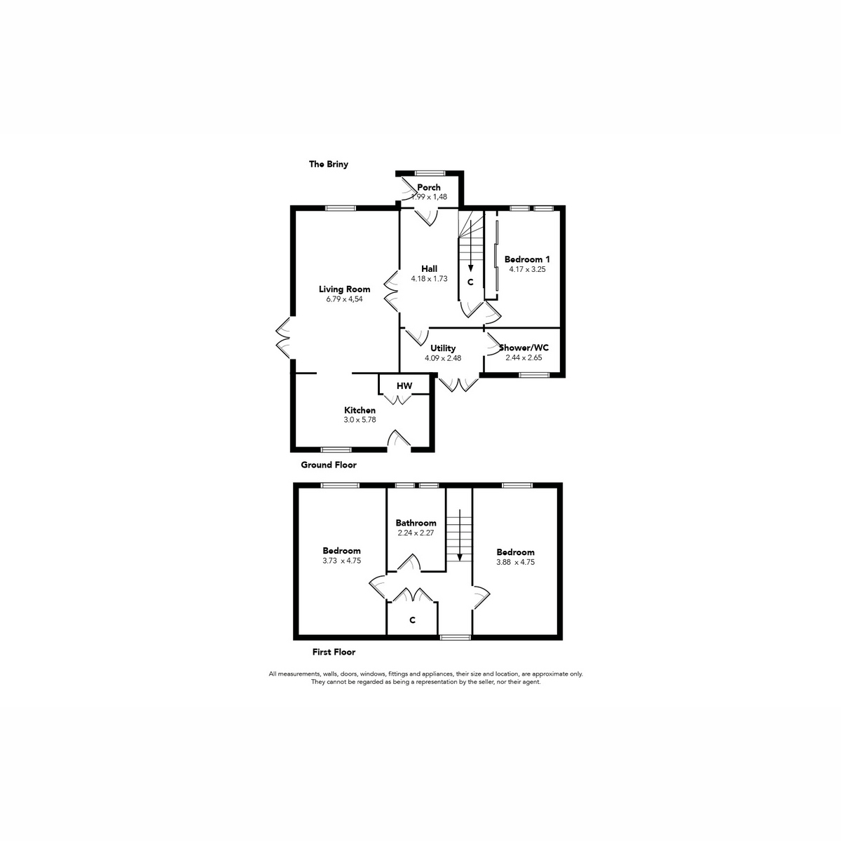 The Briny, Tayinloan, Tarbert floorplan