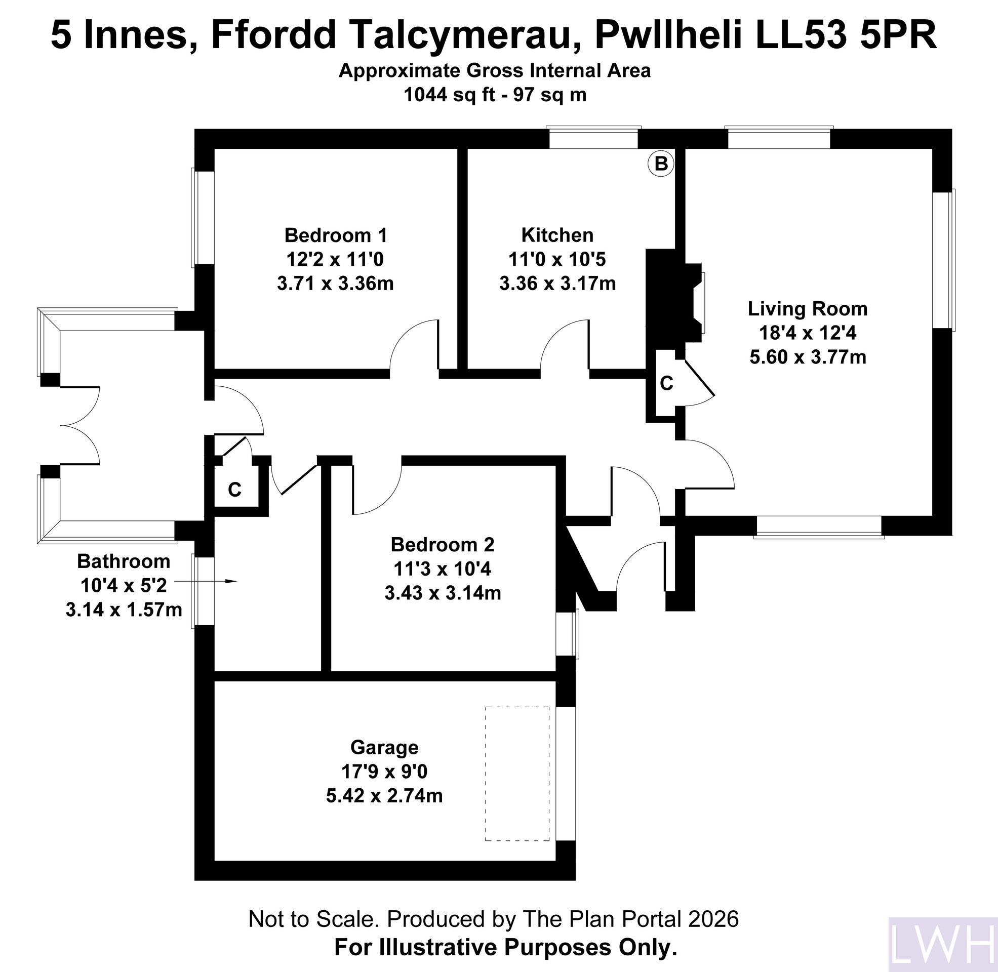 5 Innes, Pwllheli floorplan