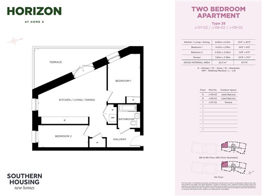 Saunders Park View, Brighton floorplan