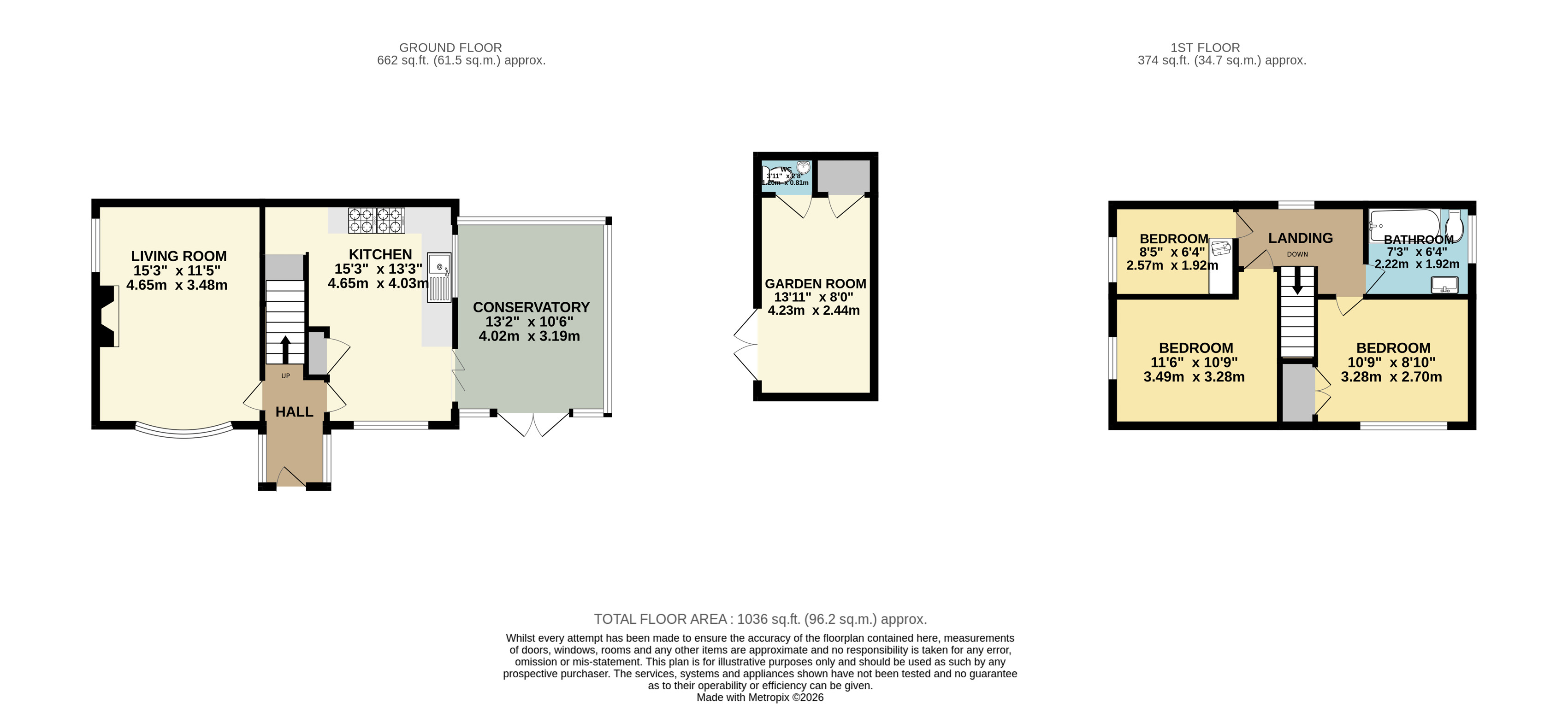 76, Beechfield, Leeds floorplan