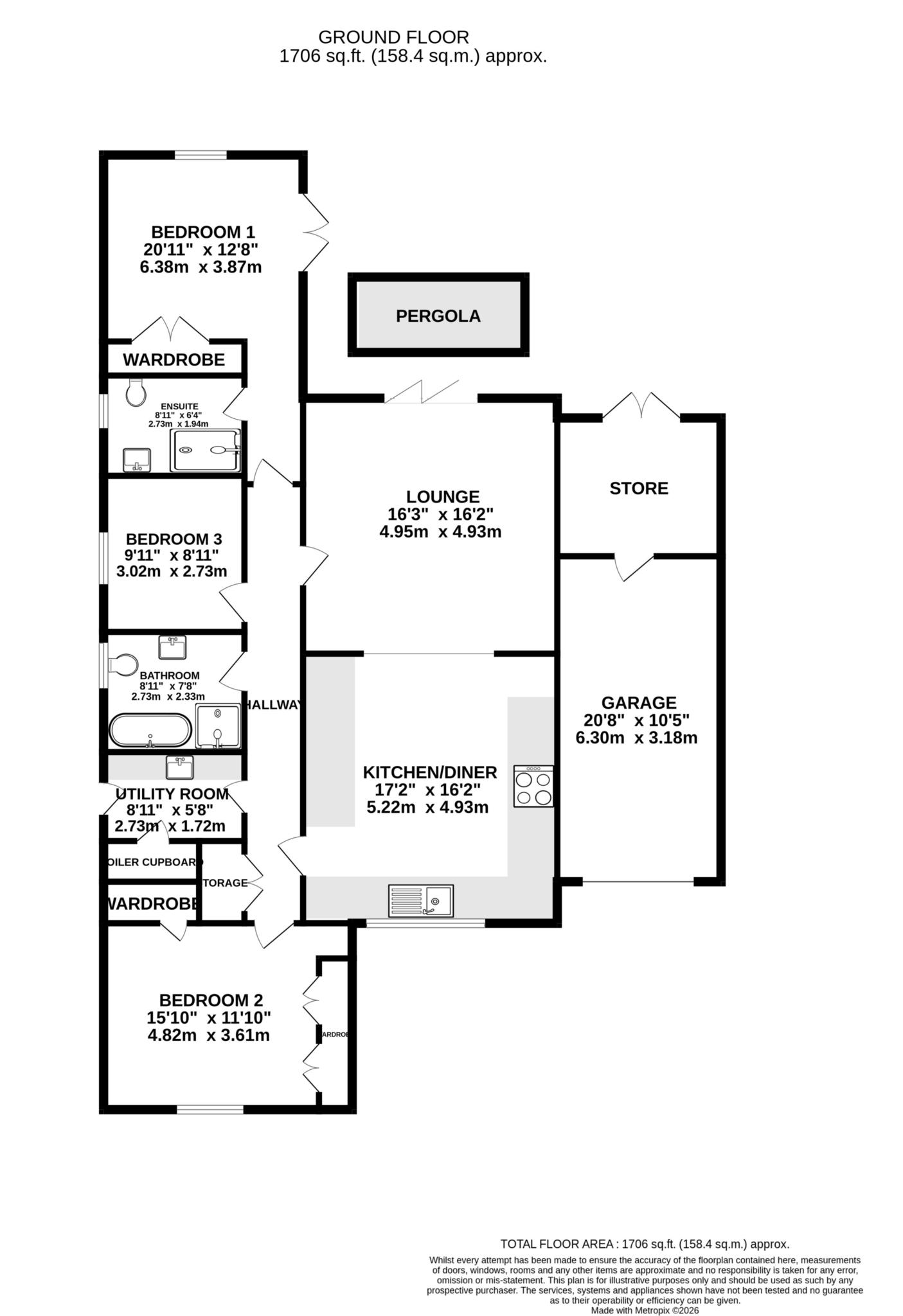 3, James Adams Close, Norwich floorplan