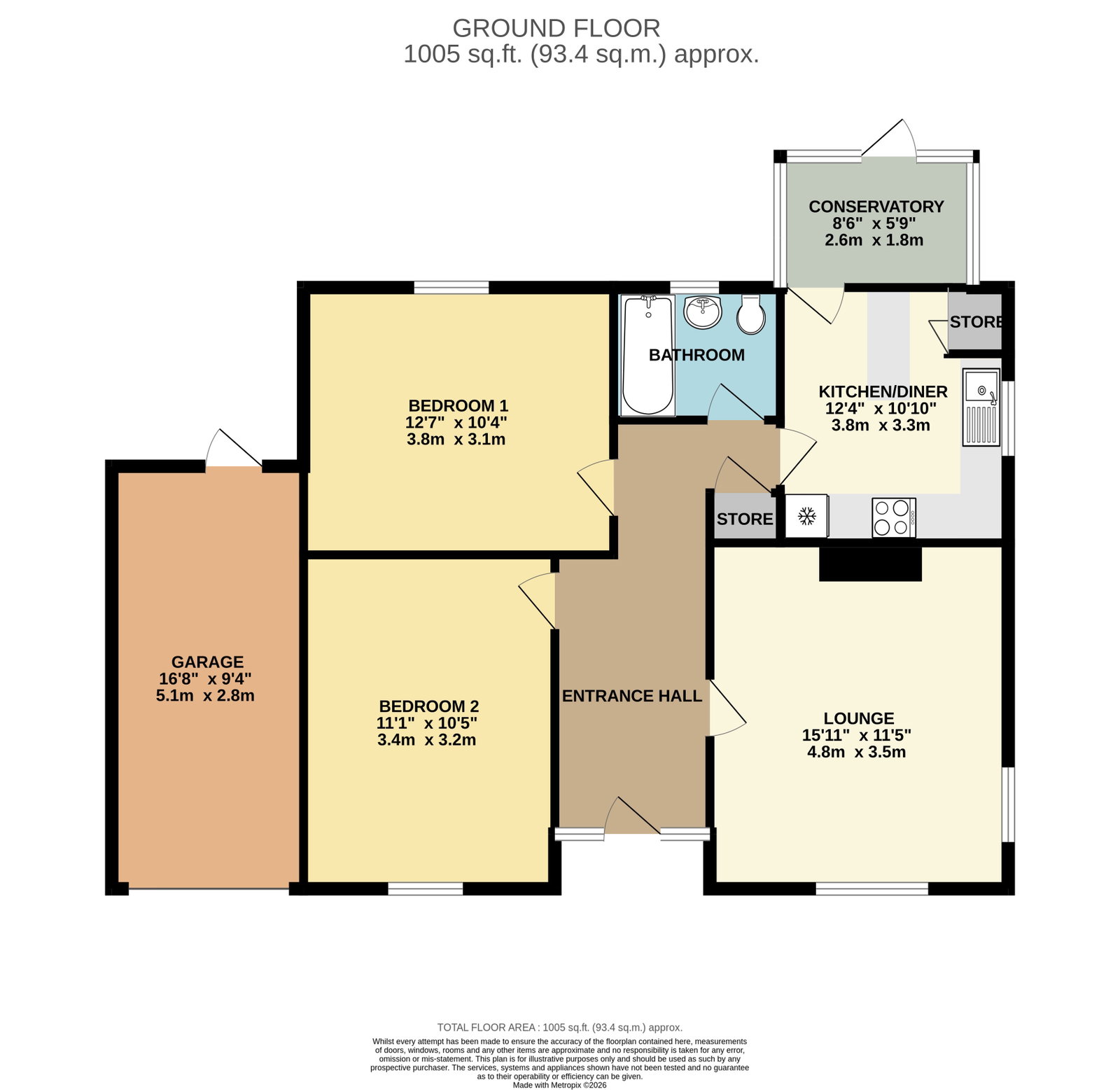 Lowscales Drive, Cockermouth floorplan