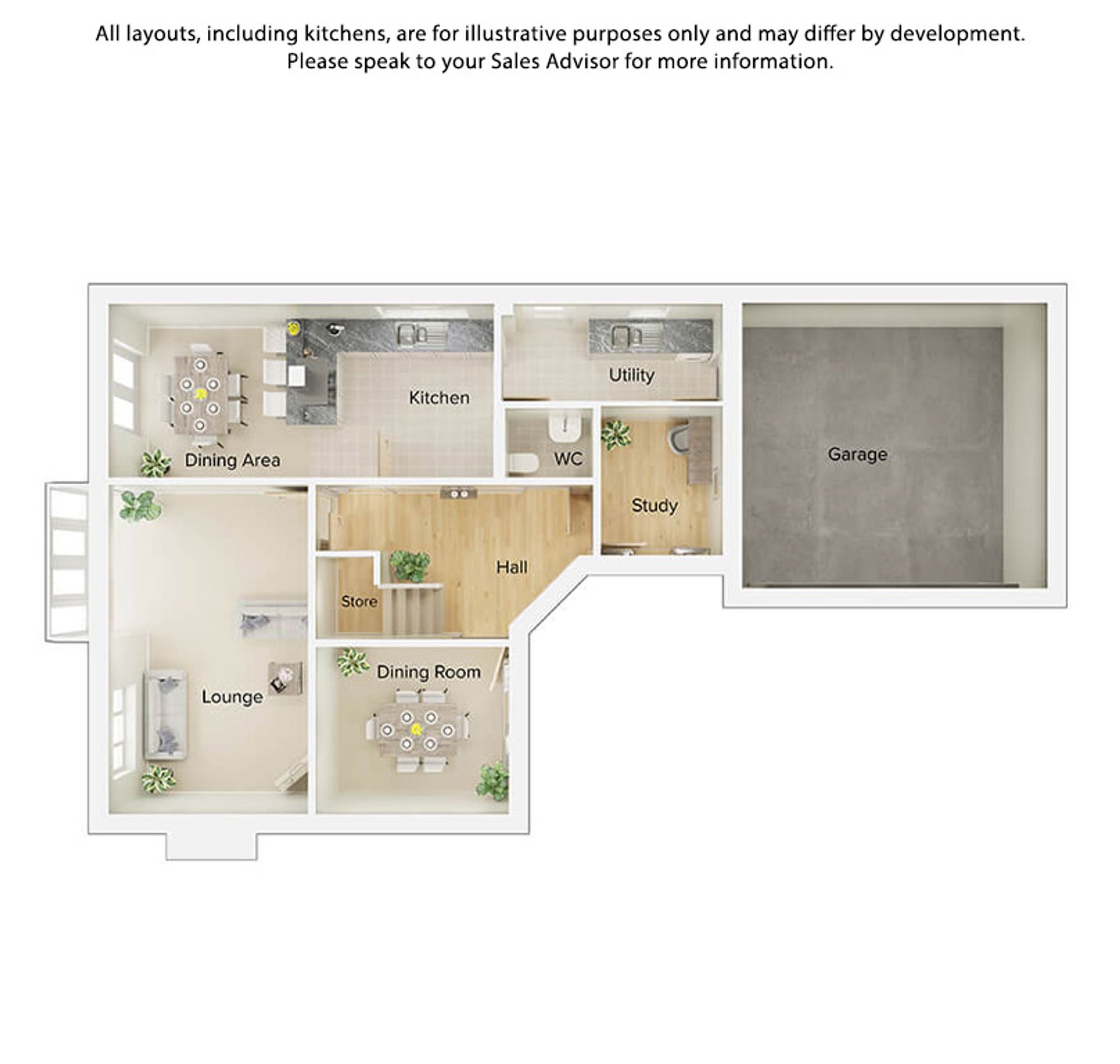 The Grizedale, The Oaks, Newcastle Under Lyme floorplan