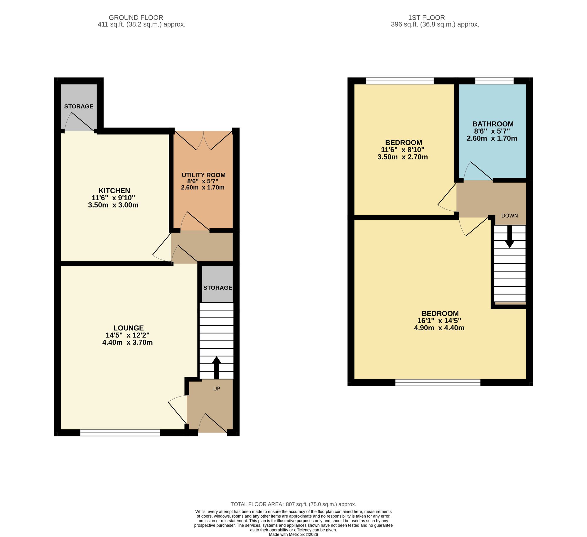 72 Pimlott Road, Bolton floorplan