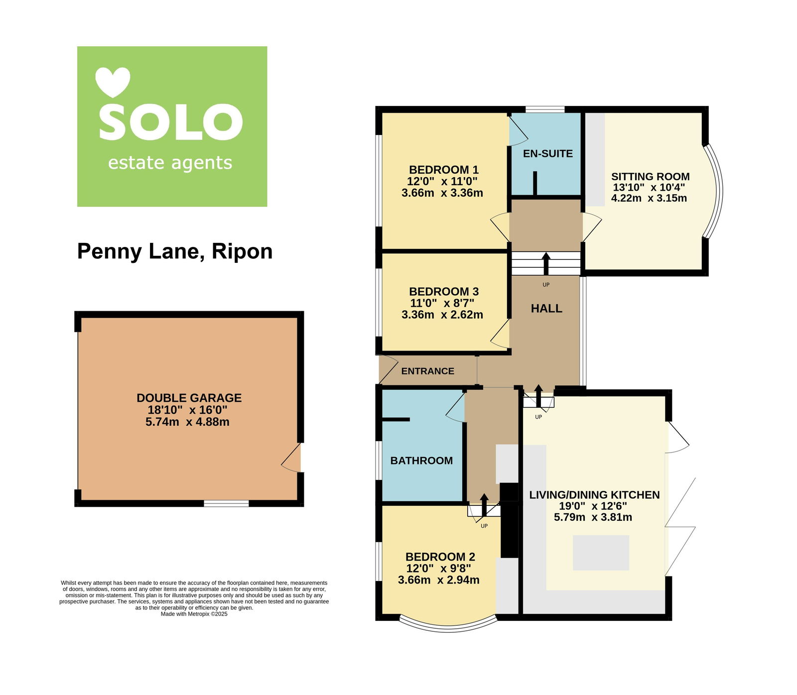 1, Penny Lane, Ripon floorplan