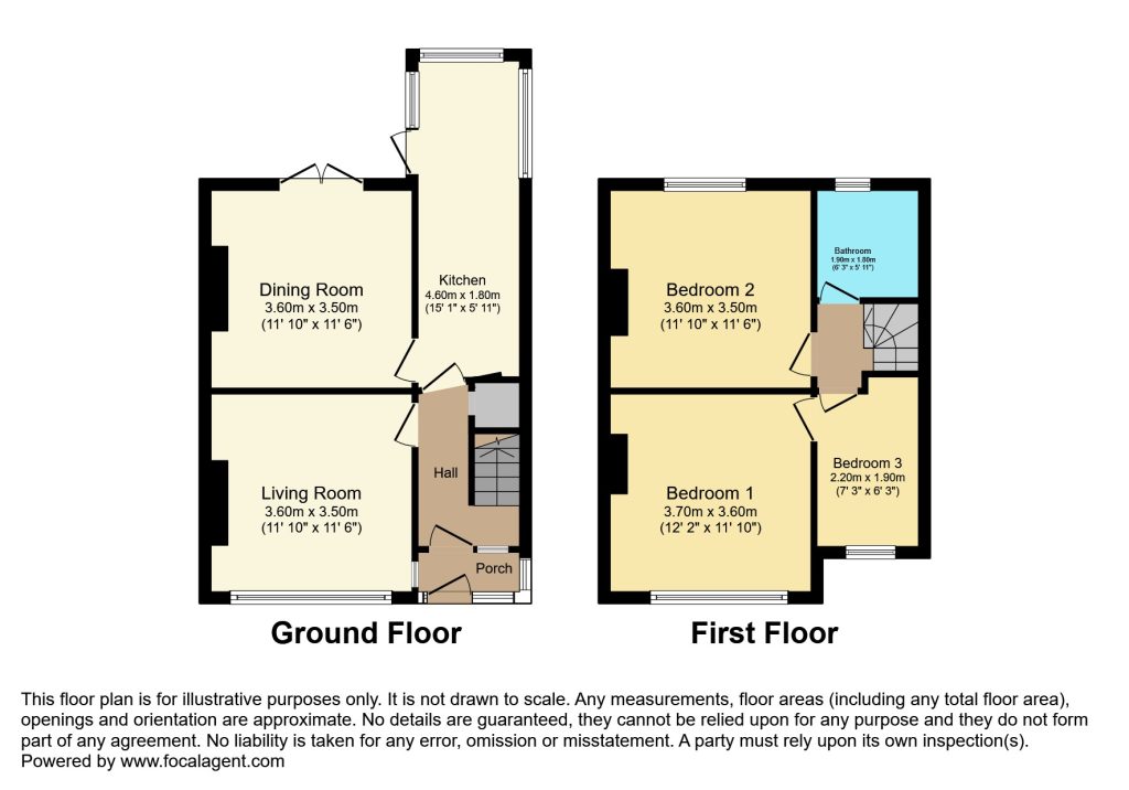 15, Heaton Avenue, Leeds floorplan