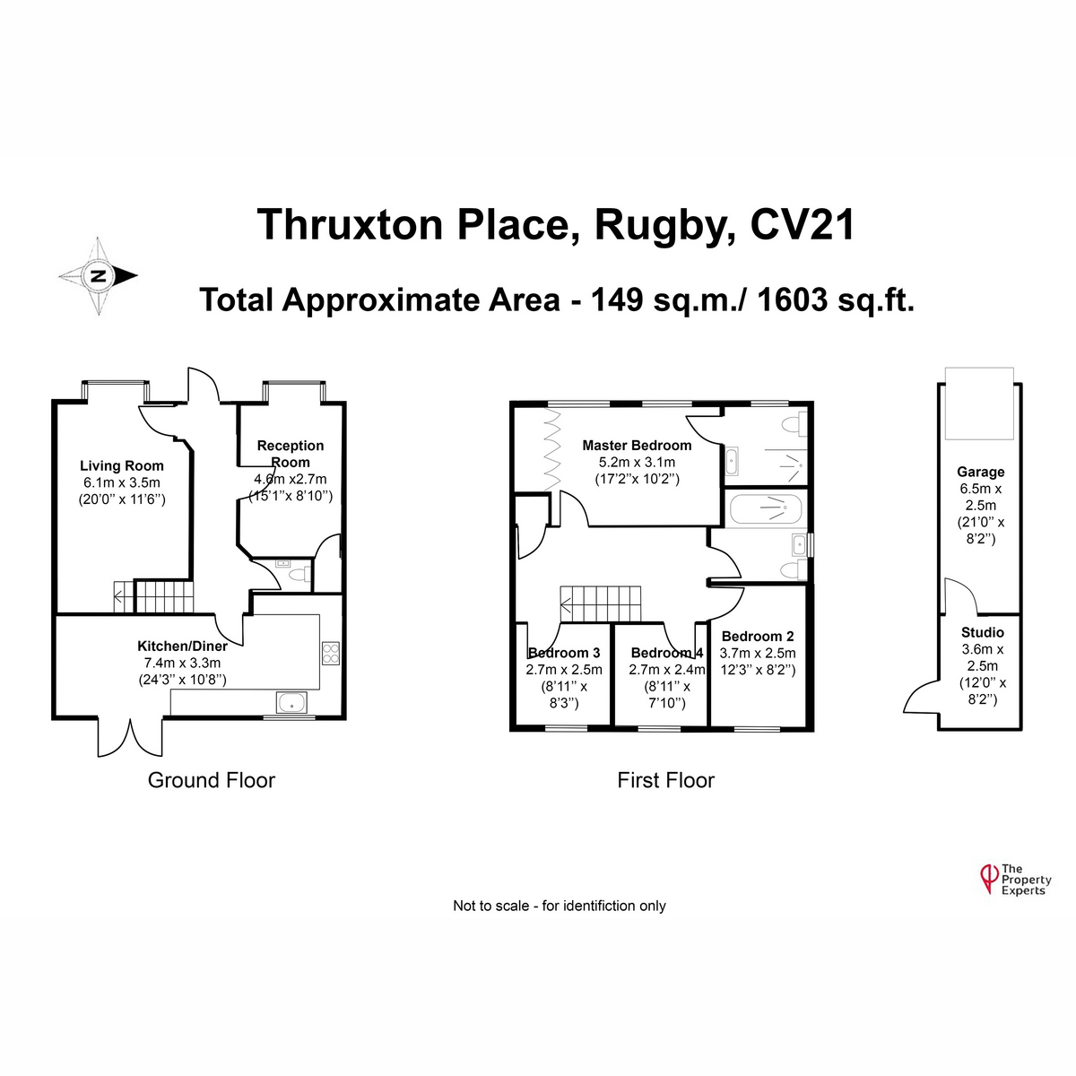 4, Thruxton Place, Rugby floorplan