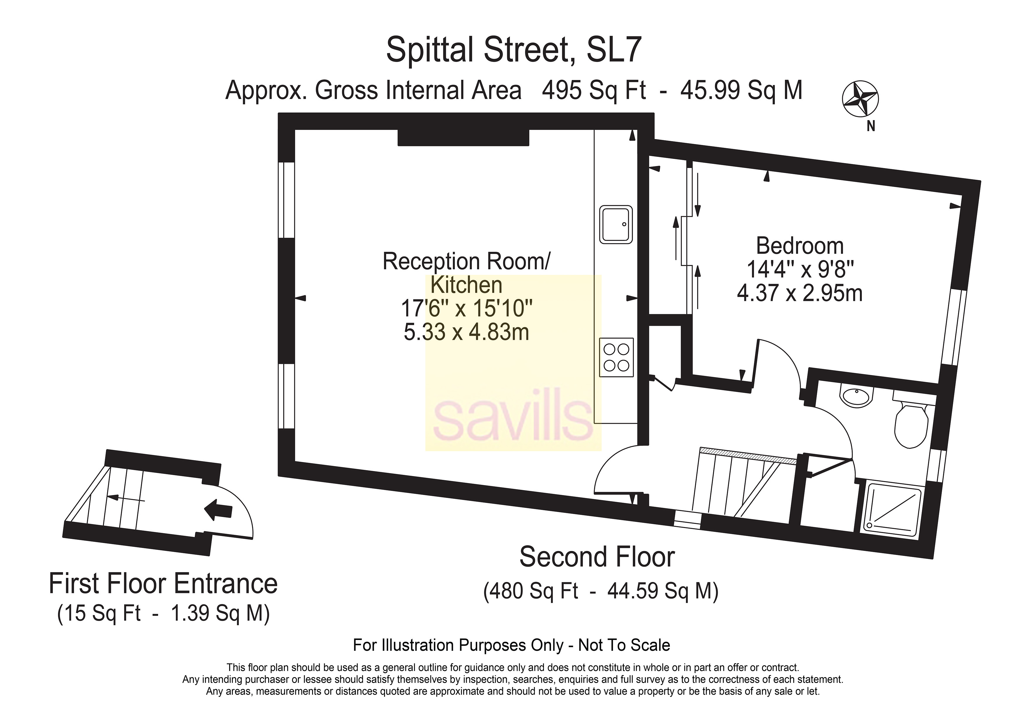7a Spittal Street,, Marlow, Buckinghamshire floorplan