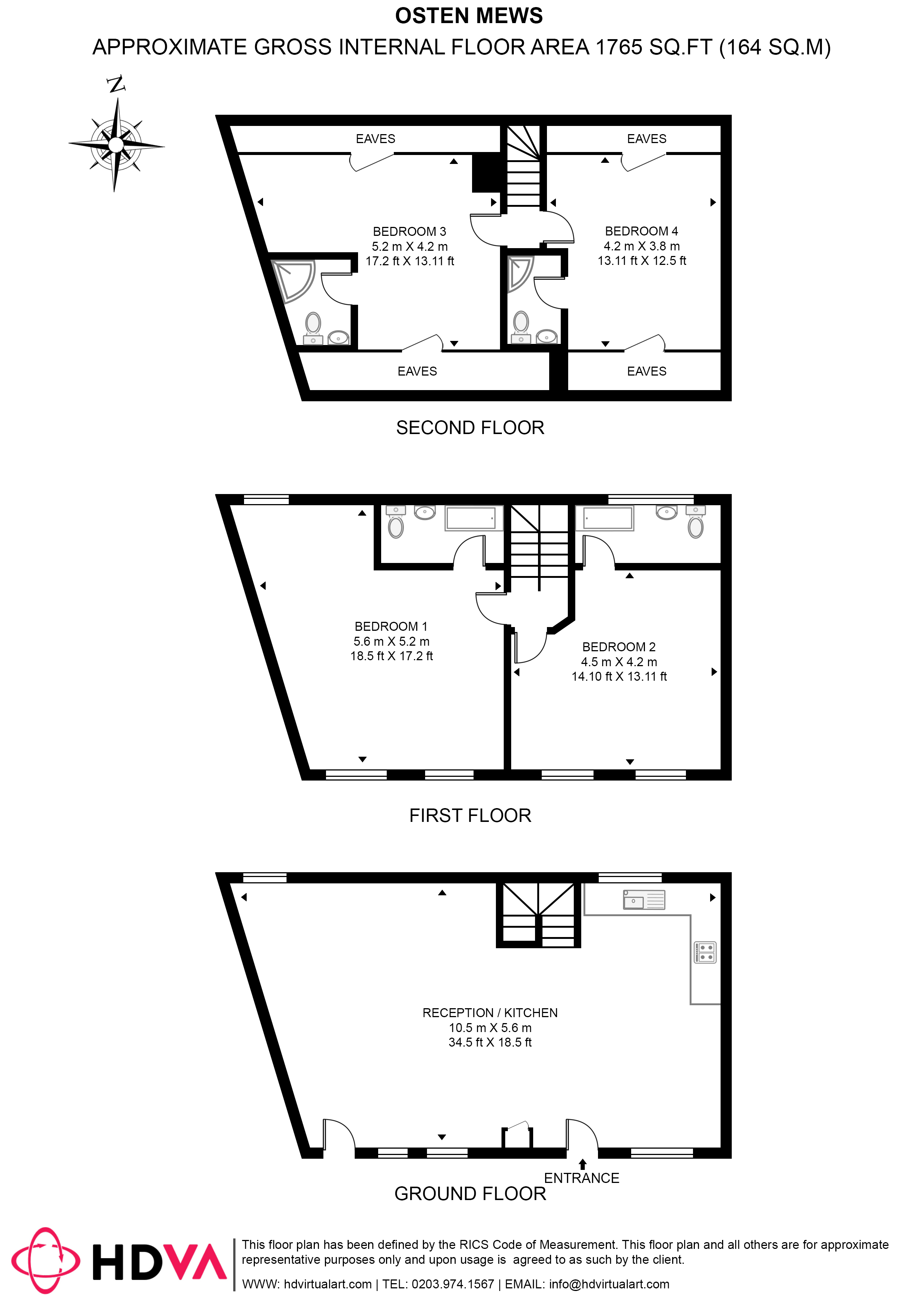 7, Osten Mews, London floorplan