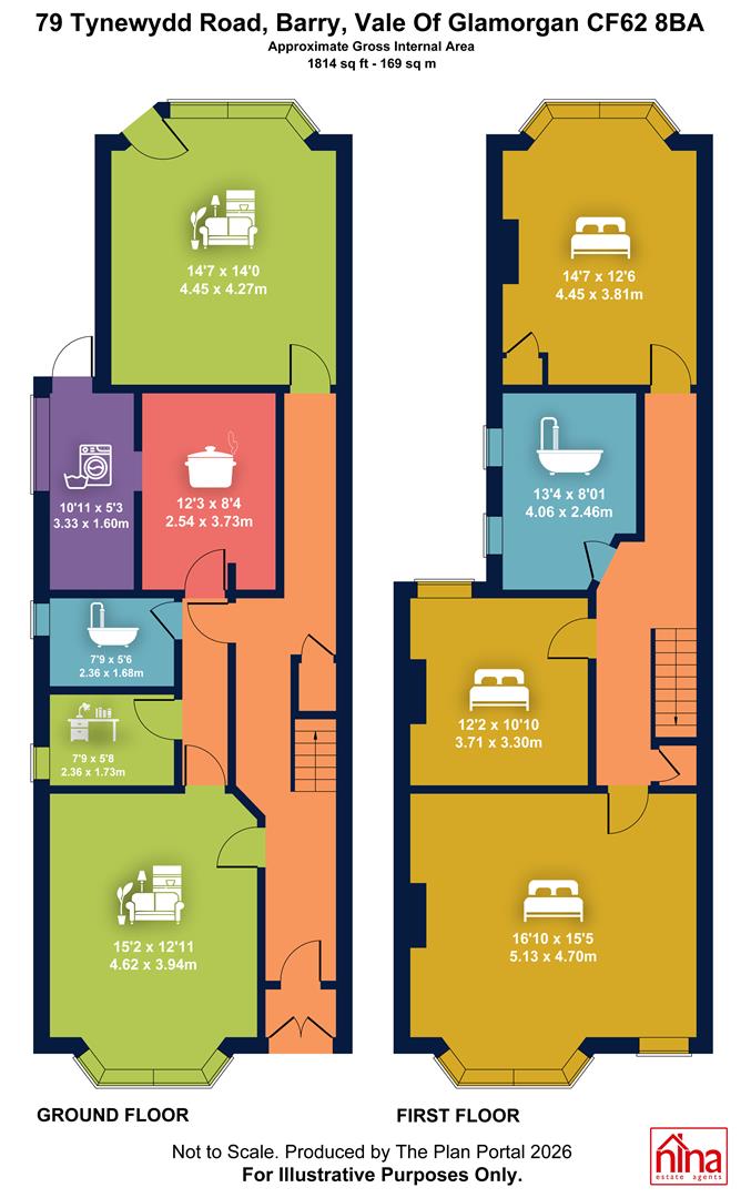 79, Tynewydd Road, BARRY floorplan