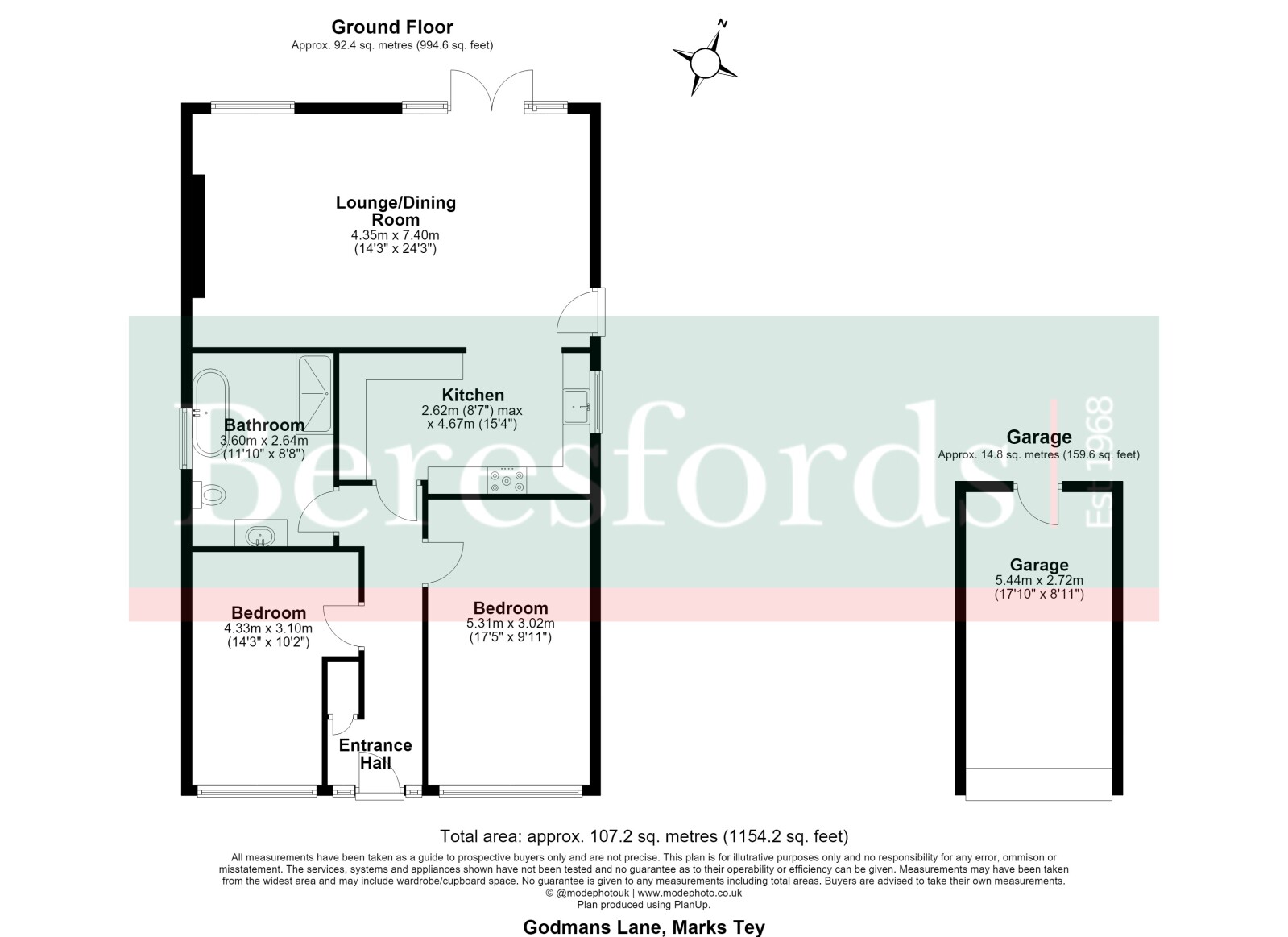 5, Godmans Lane, Colchester floorplan