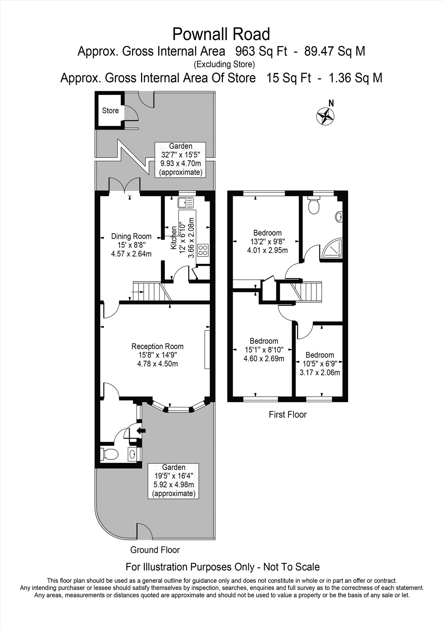 49, Pownall Road, London floorplan