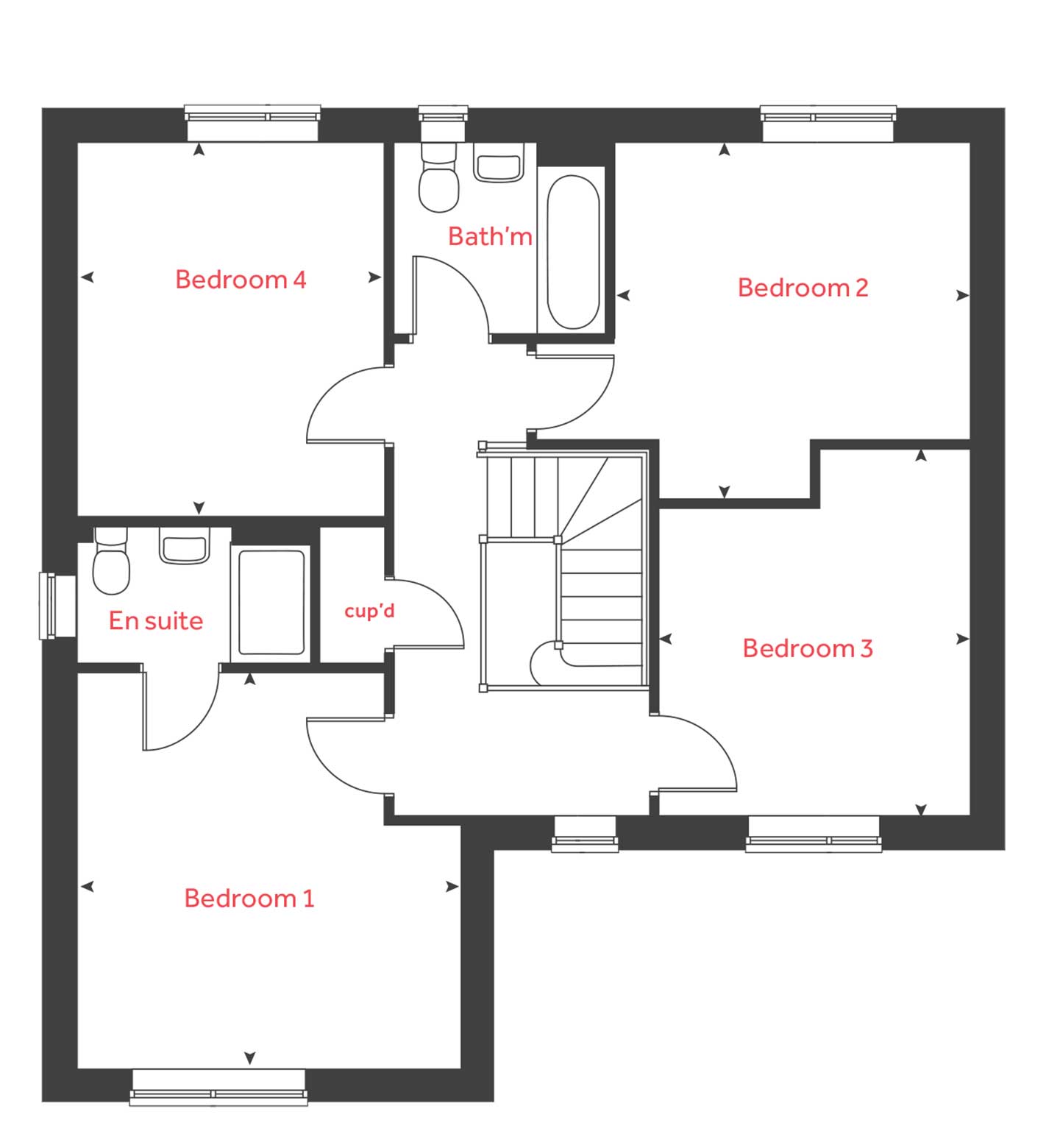"The Grainger" at Whitecotes Lane, Chesterfield, Derbyshire
