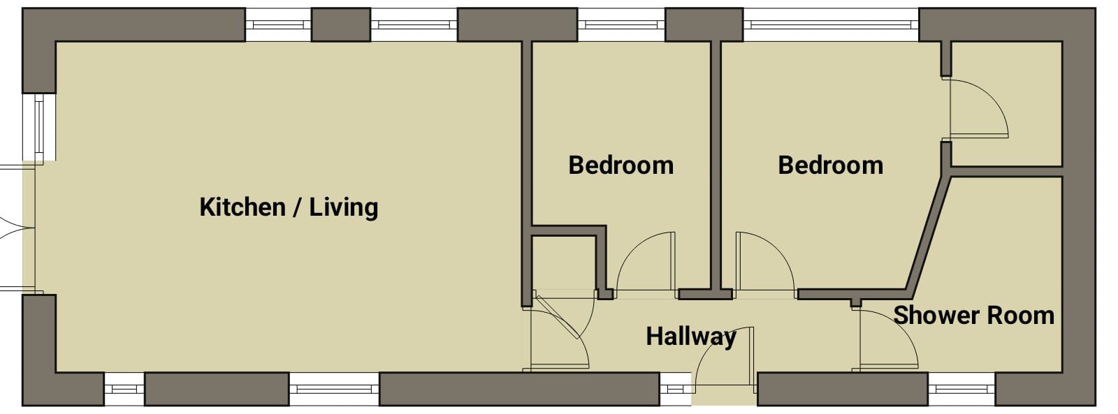 8, Mabws Bridge Caravan Park, Haverfordwest floorplan