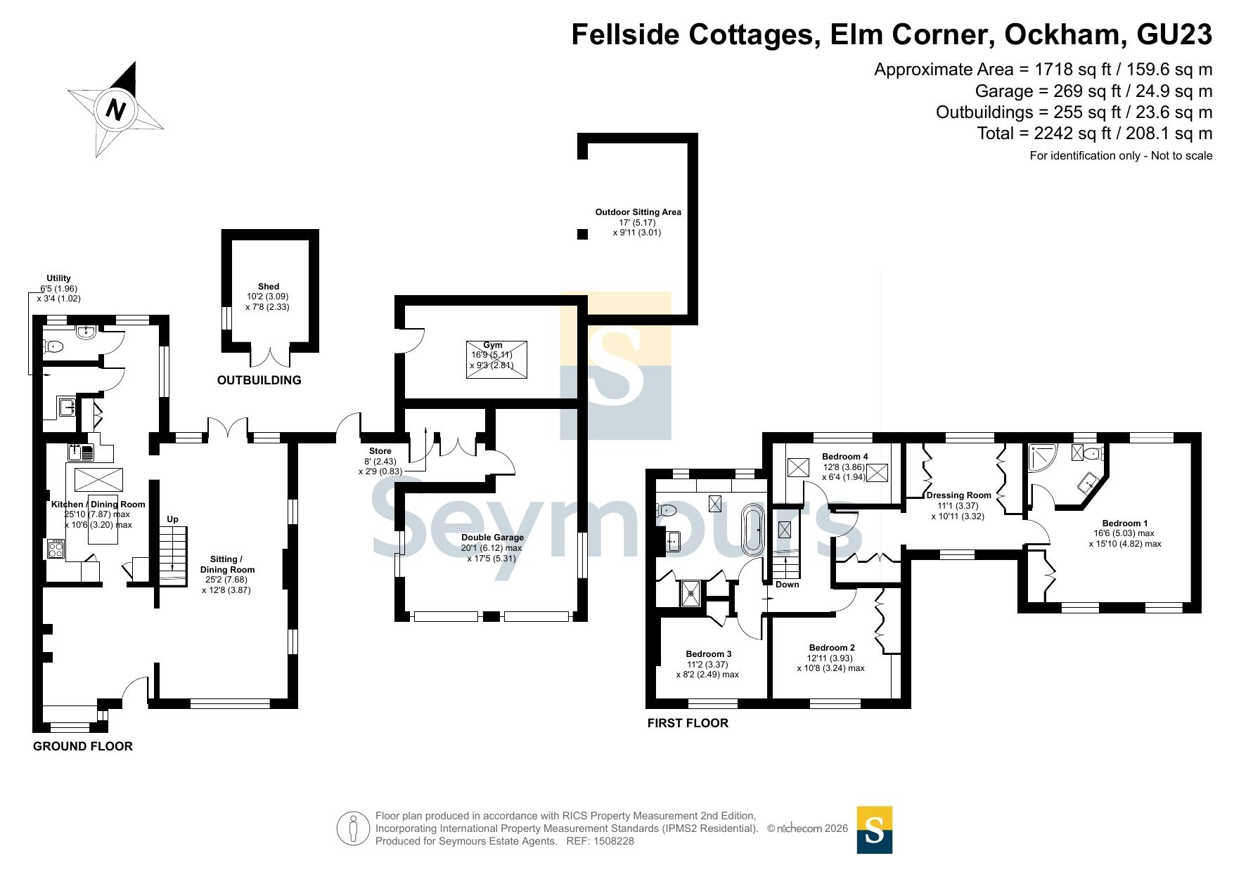 2 Fellside Cottages,, Elm Corner, Surrey floorplan