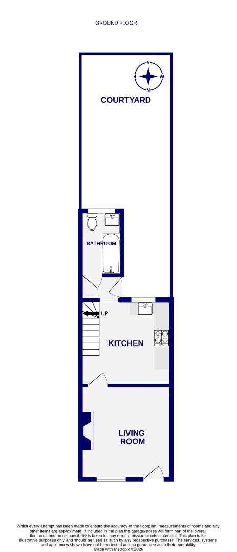 116, Brunswick Street, York floorplan