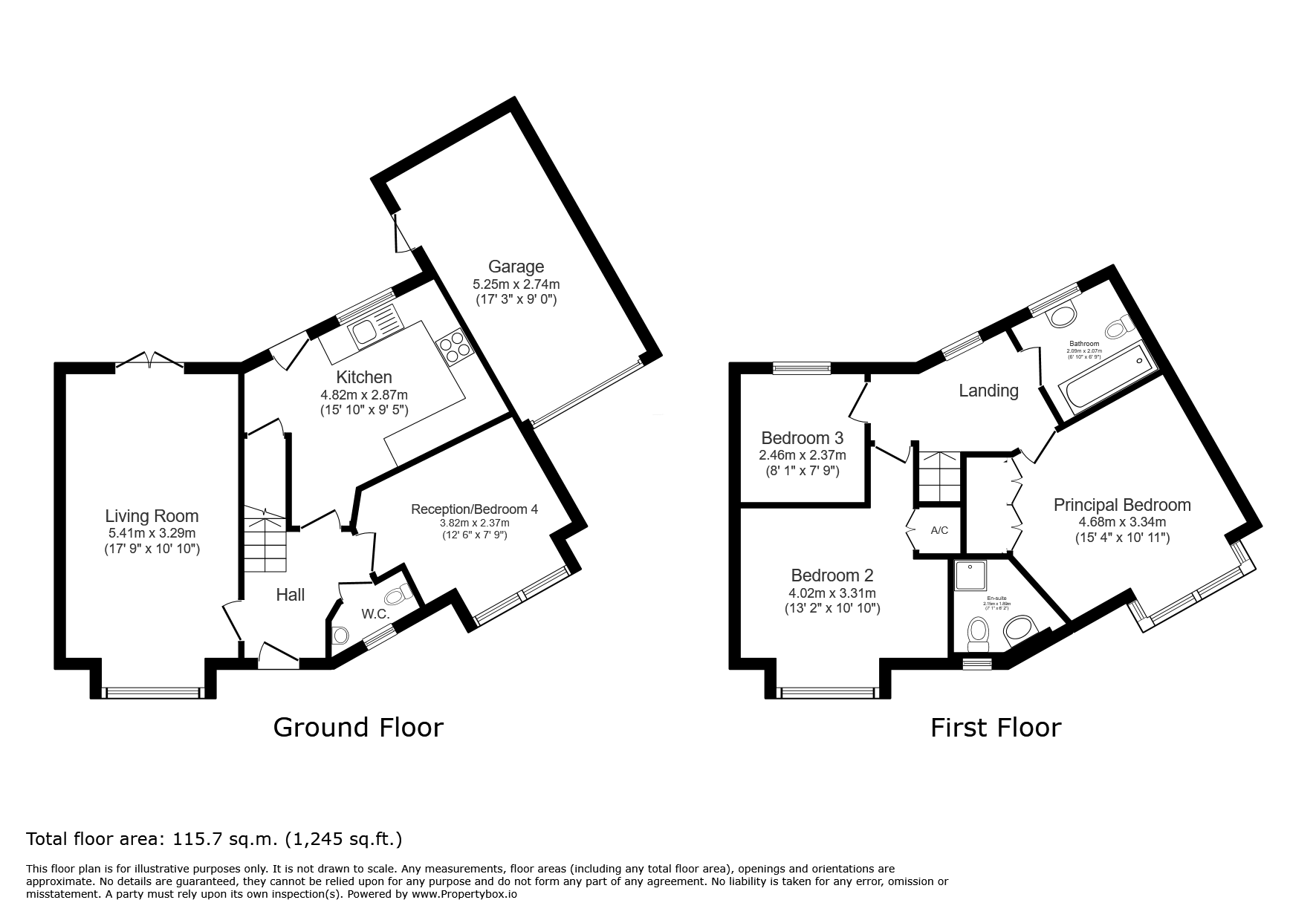 45, Coles Way, Grantham floorplan
