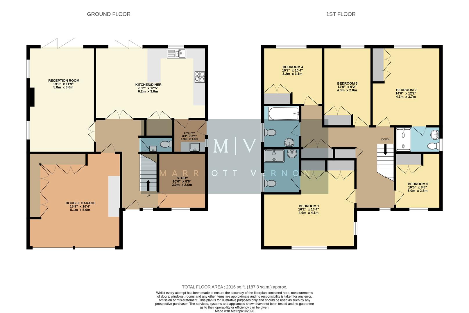 Oakwood, 7, Harding Close, Croydon floorplan