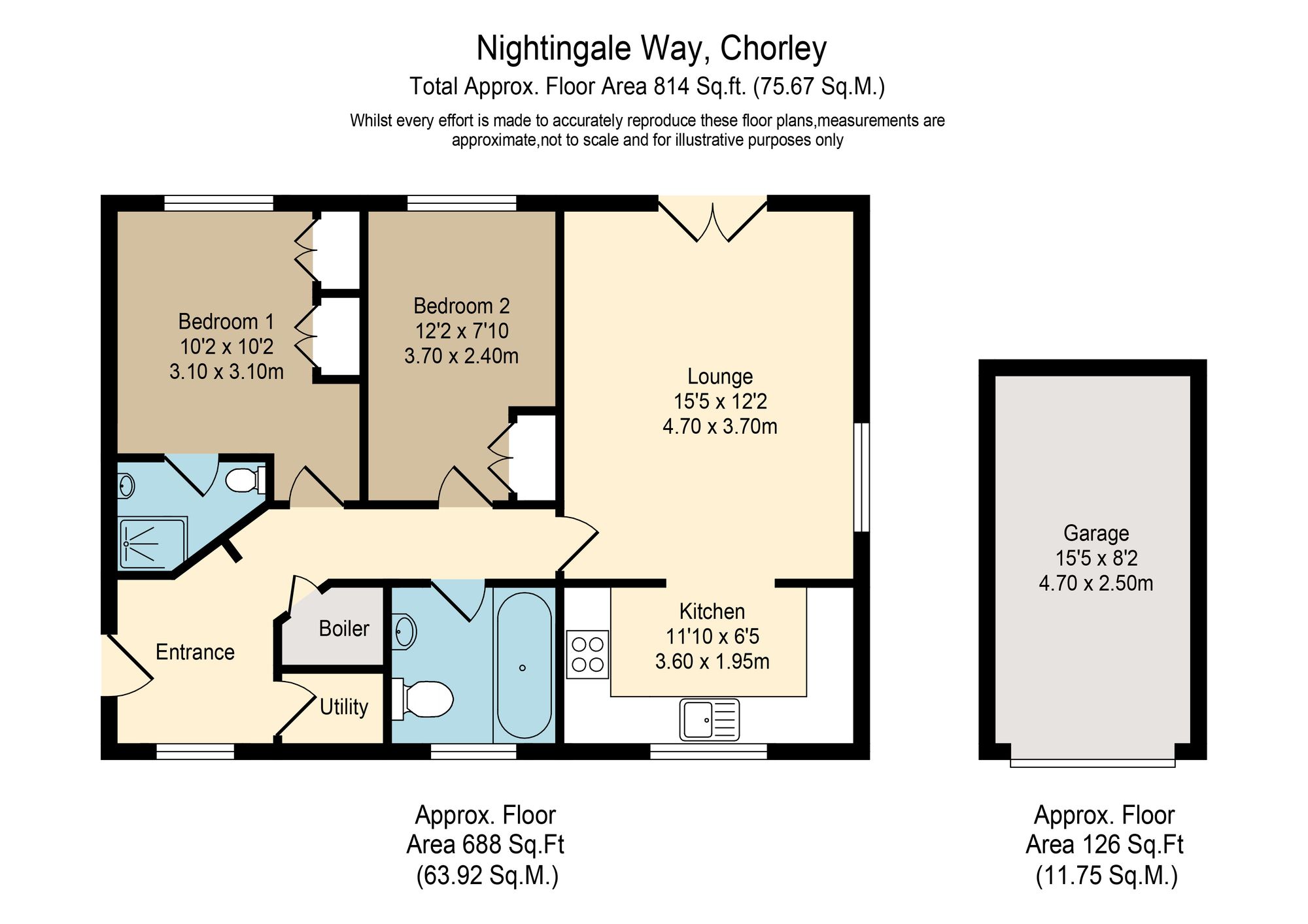10 Nightingale Way, Chorley floorplan