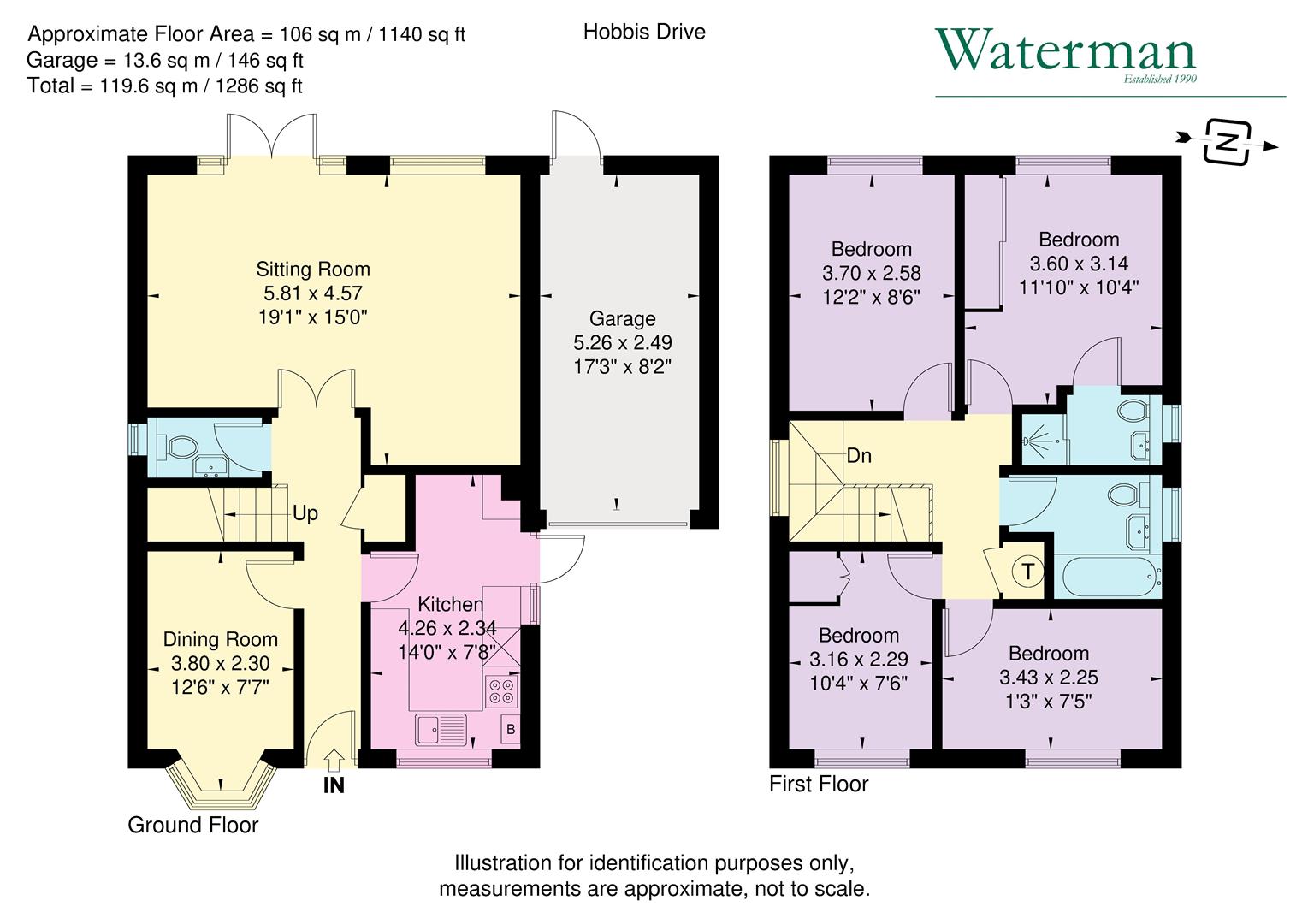 12, Hobbis Drive, Maidenhead floorplan
