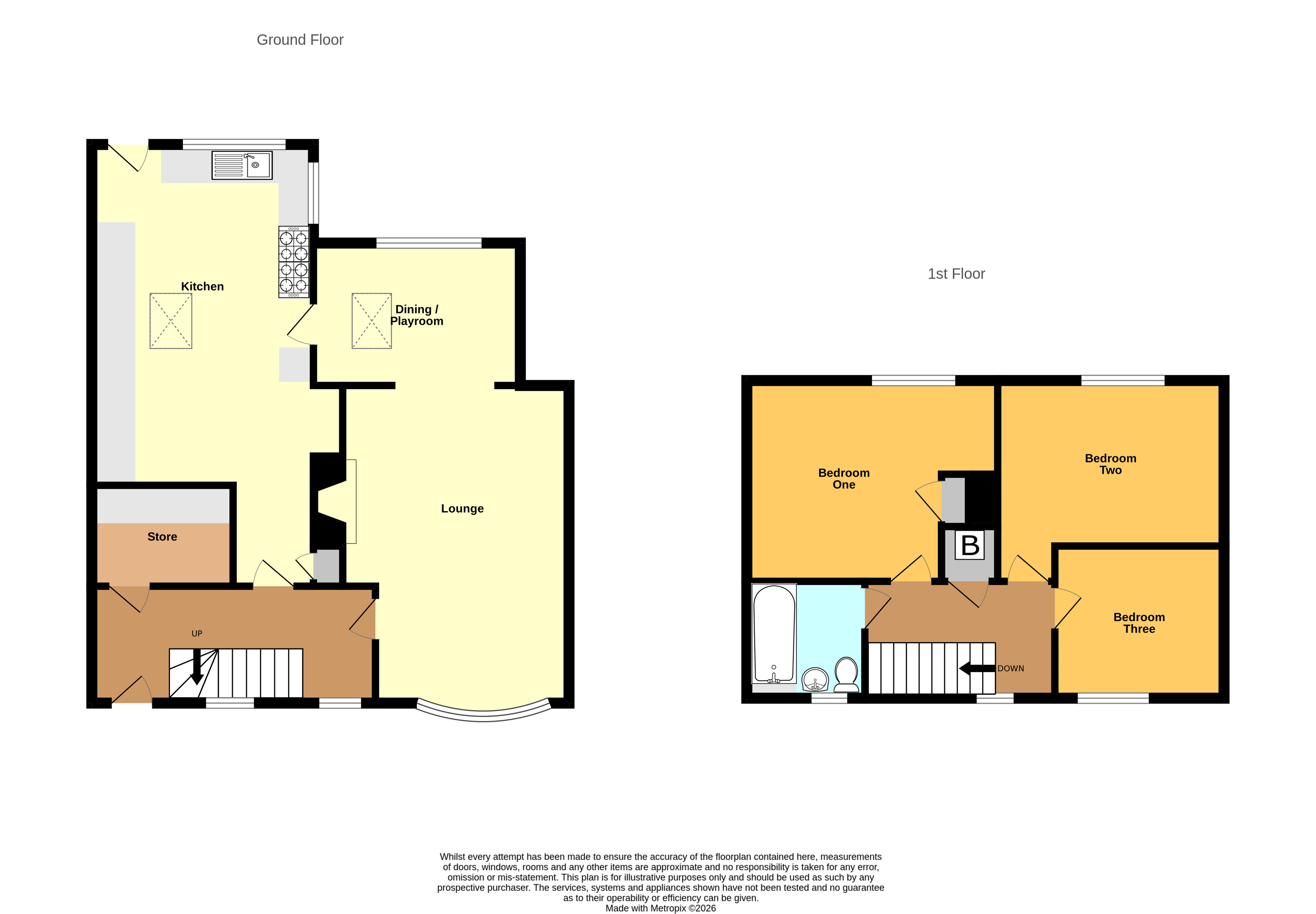 52, St. Michaels Road, Rugeley floorplan