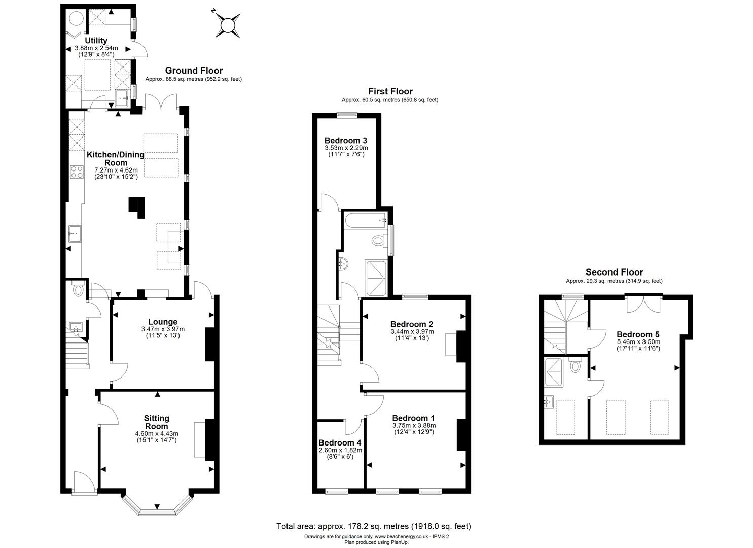 76, Huntingdon Road, Cambridge floorplan