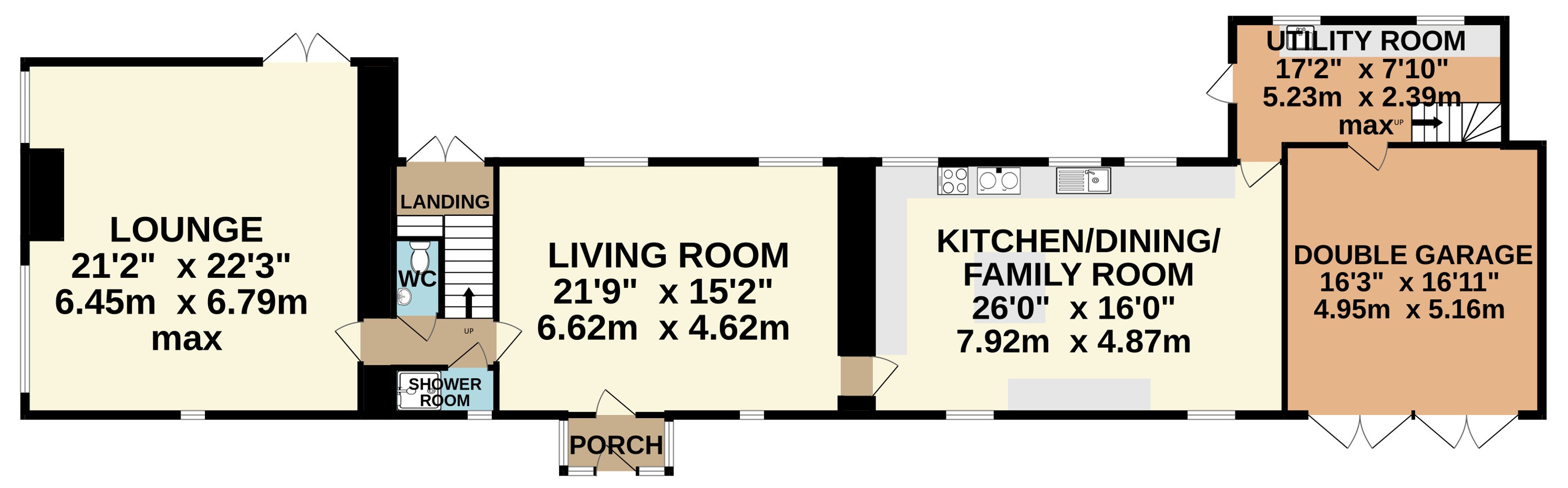 The Winnowing Barn,, Tregeare, Cornwall floorplan