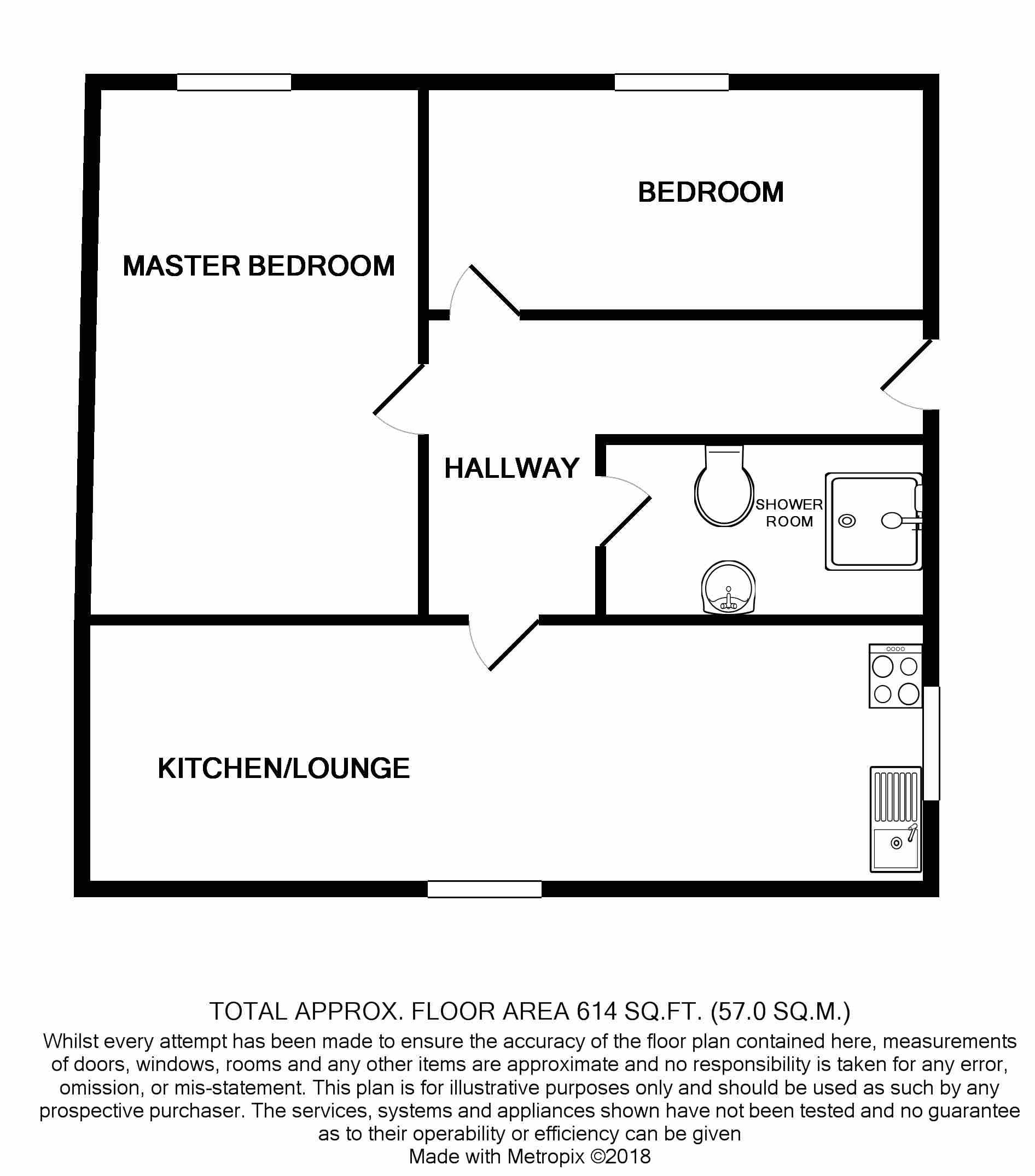 2 Bedrooms Flat to rent in Wootton Close, Hornchurch RM11