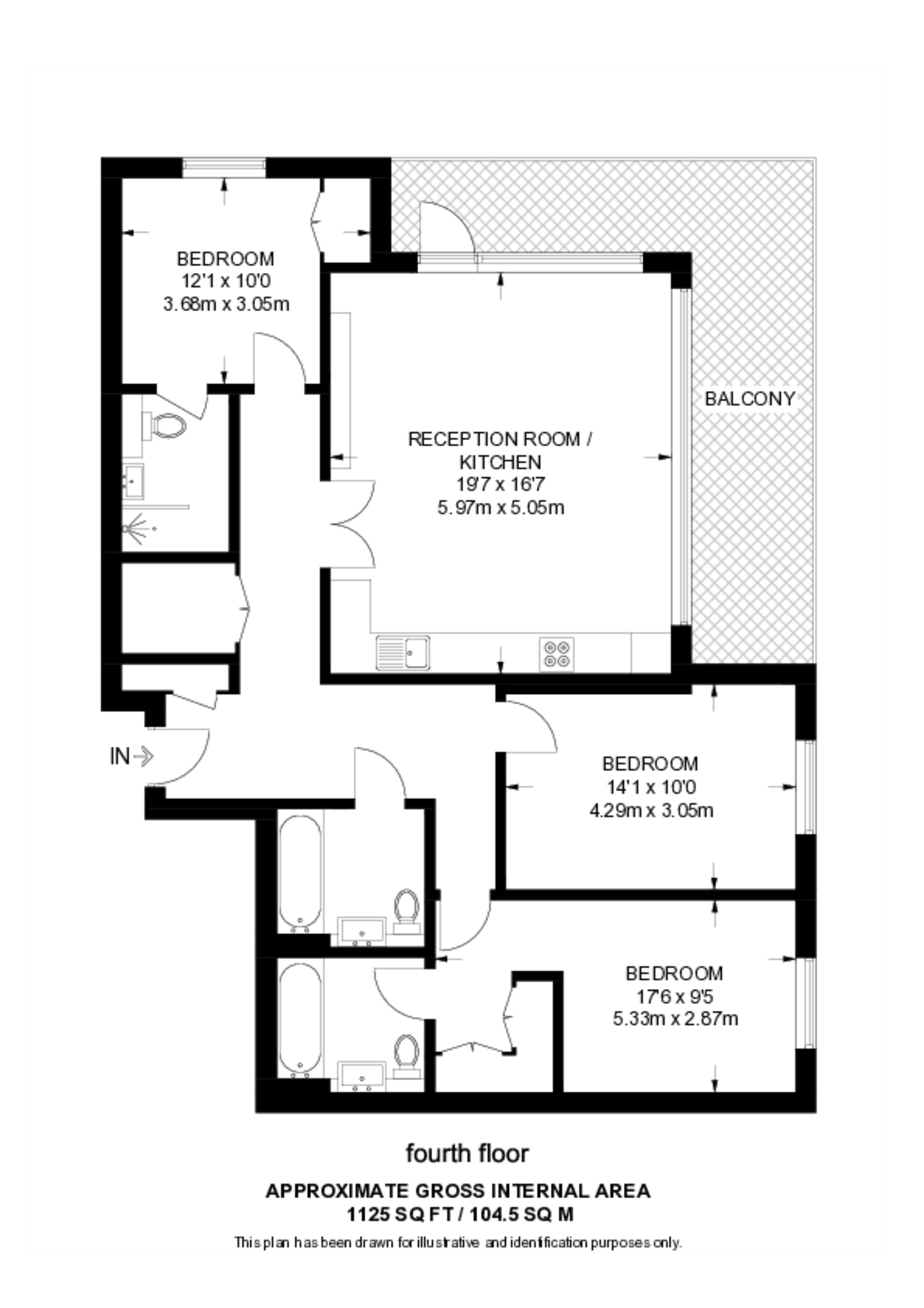 Caldon Boulevard, Alperton floorplan