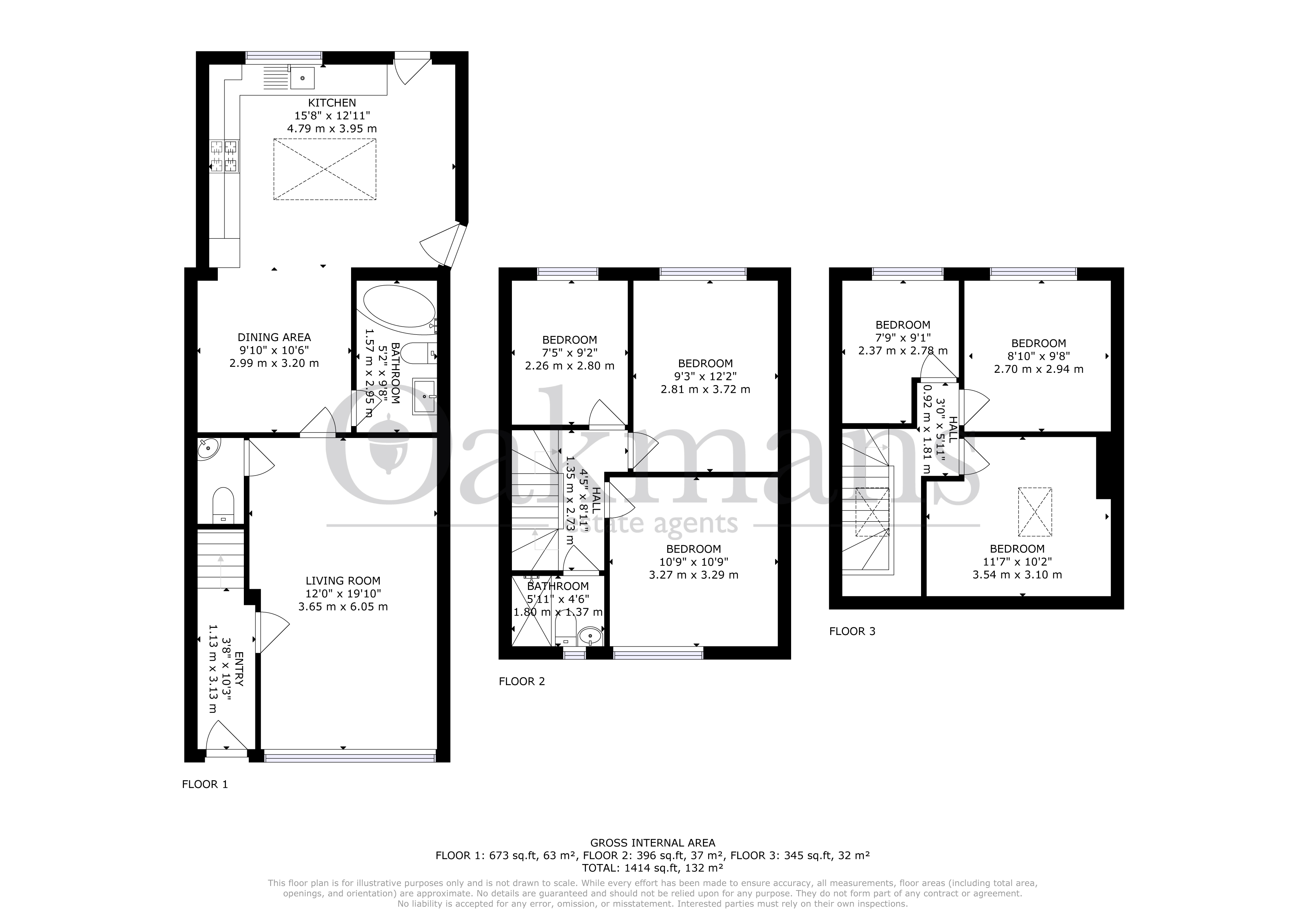 133, NORTON CRESCENT, BIRMINGHAM floorplan