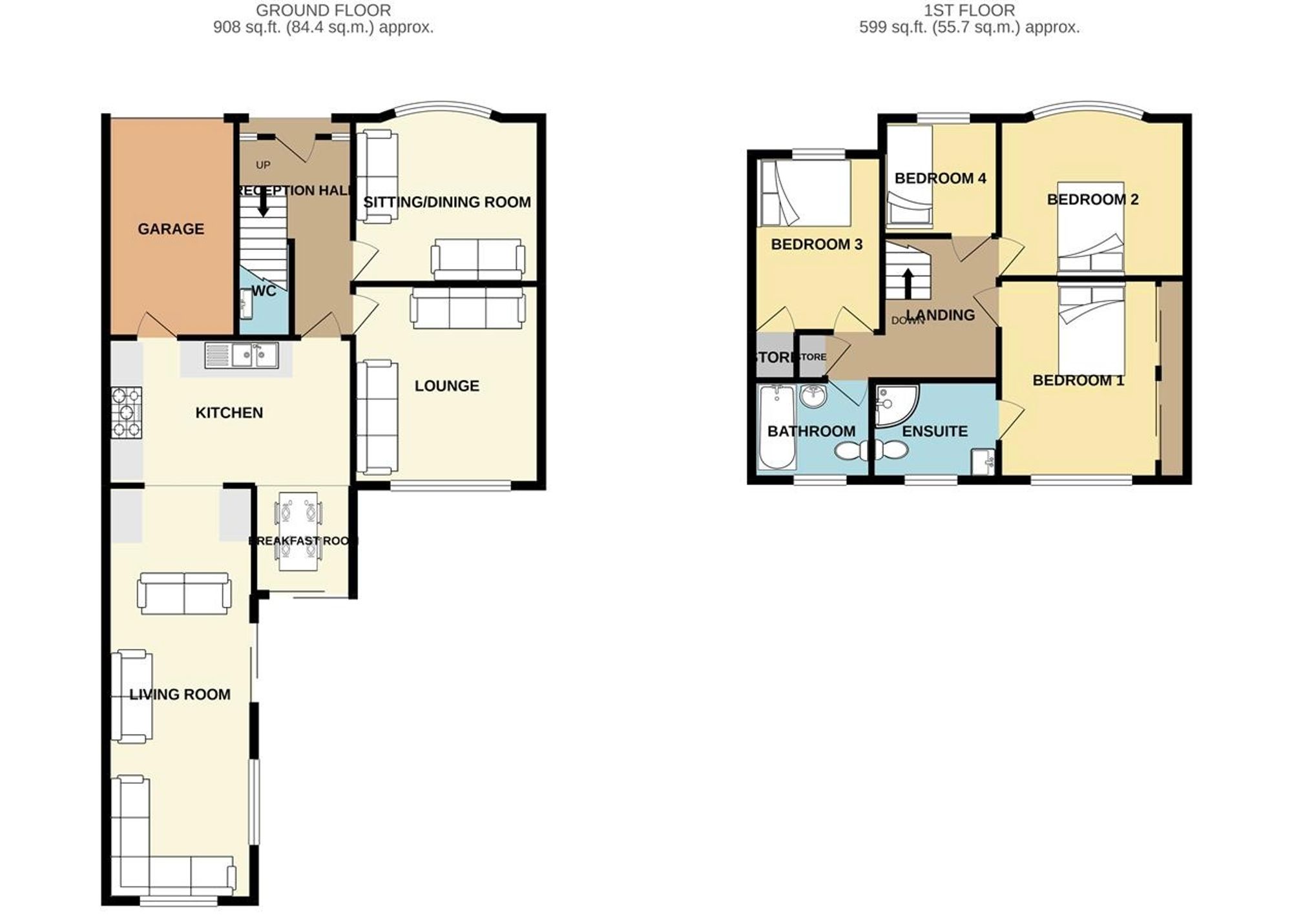 98 Leek Road, Congleton floorplan