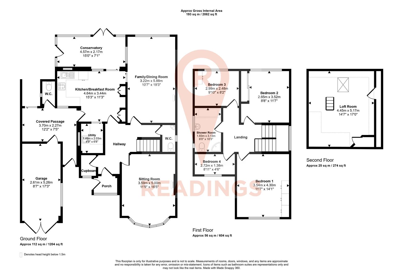 6, Thurnview Road, Evington floorplan