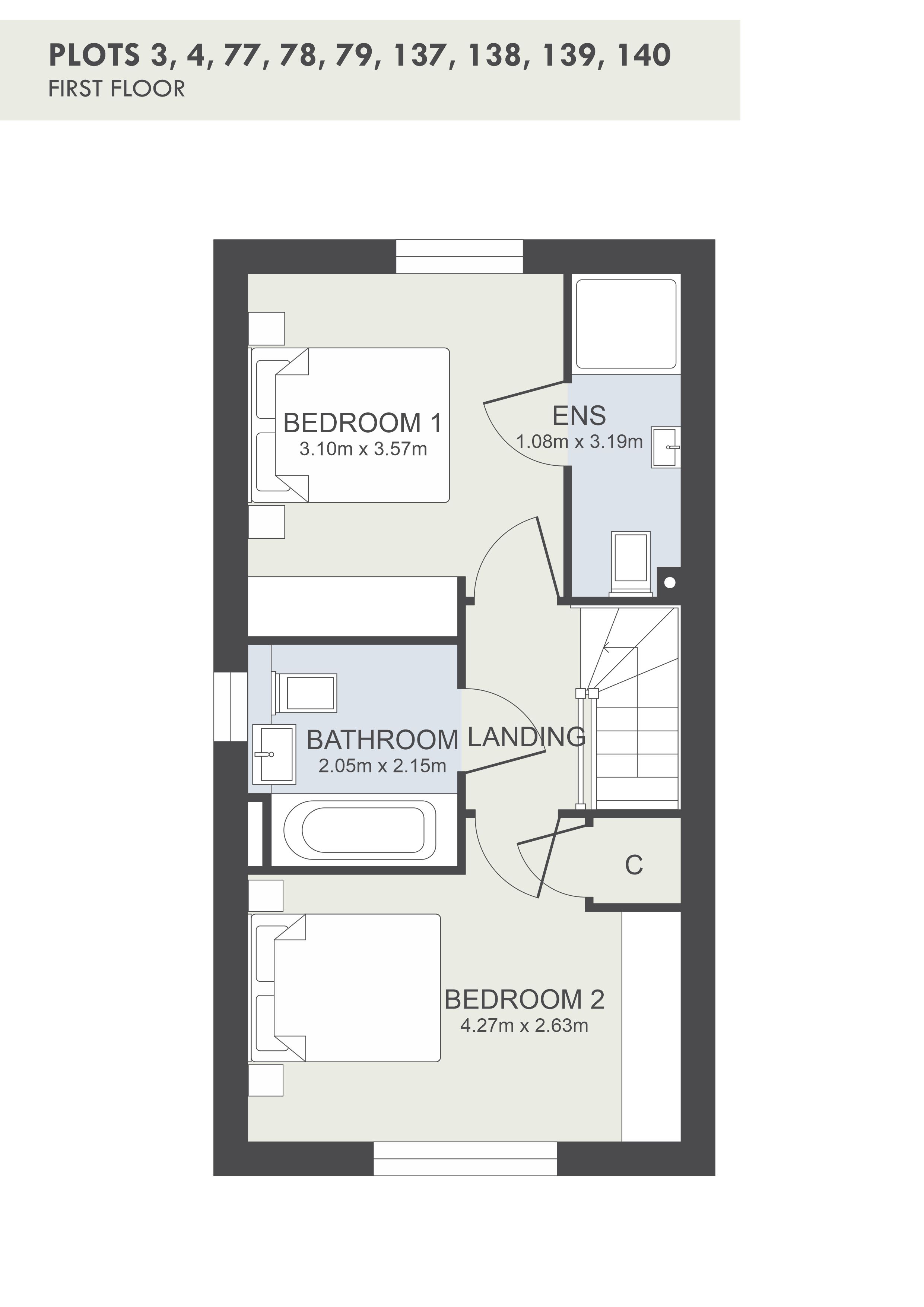 Ford Crescent, Westoning floorplan