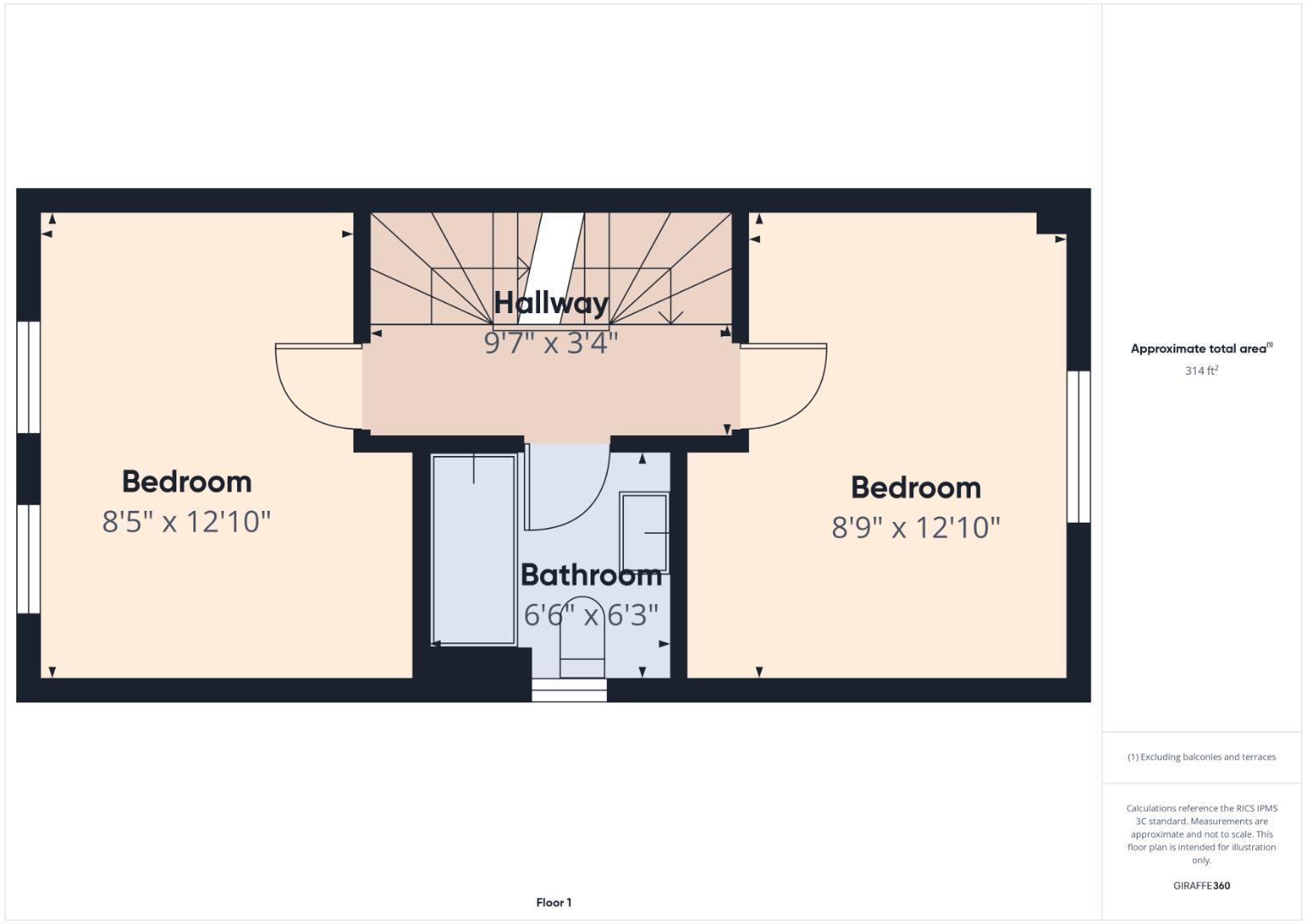 24, Middlefield Court, Keighley floorplan