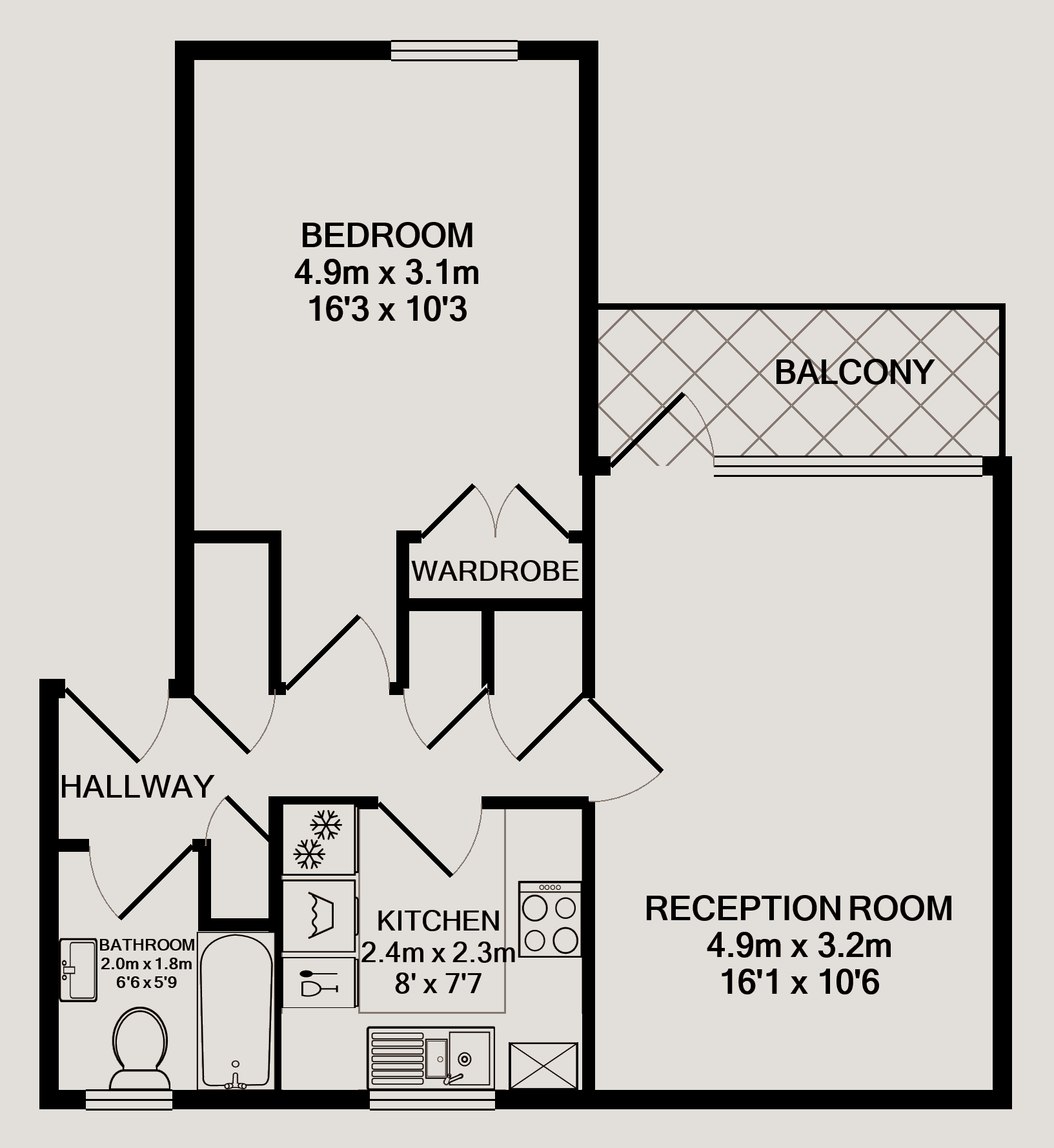 Trinity Street, Loughborough floorplan