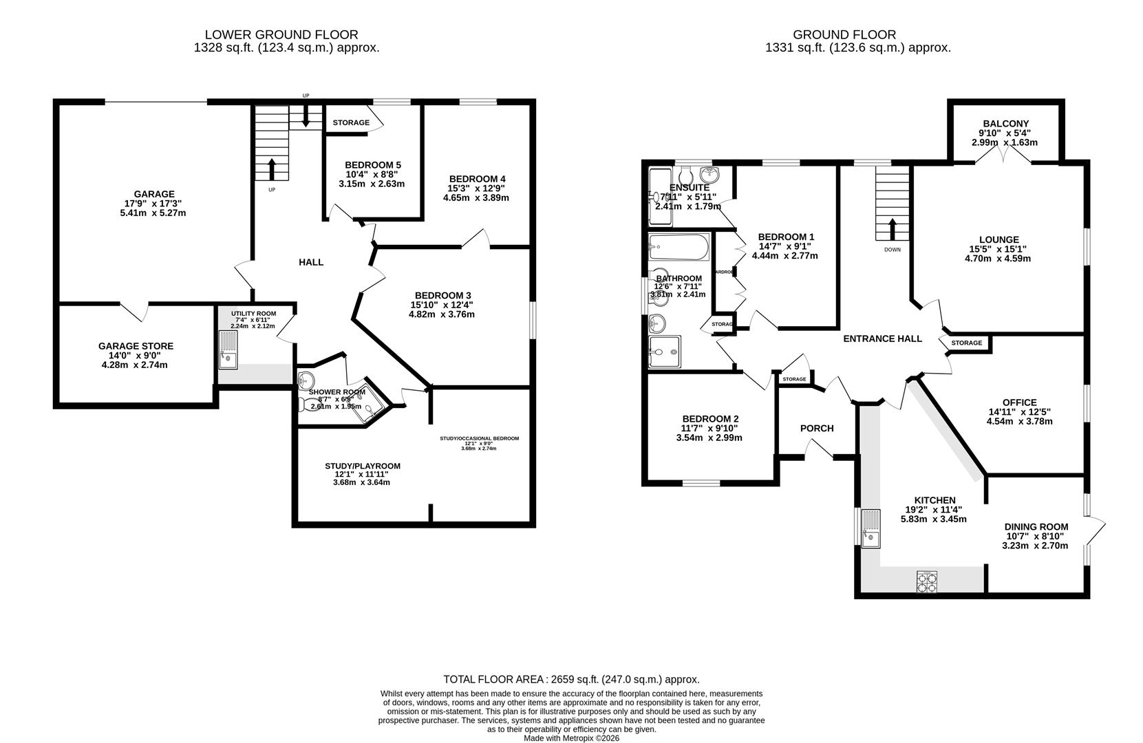 9, The Pinfold, Chesterfield floorplan