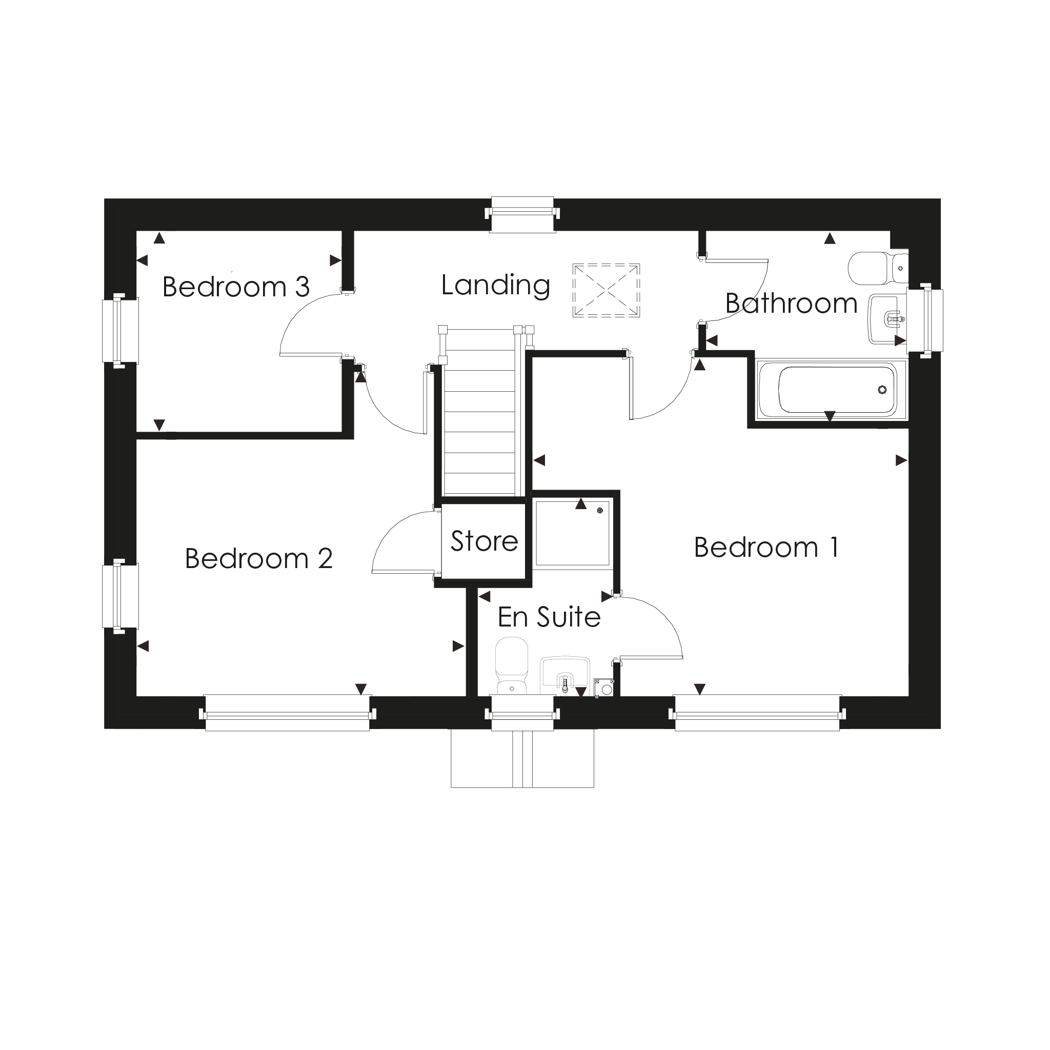 Off Bedwellty Road, Aberbargoed floorplan