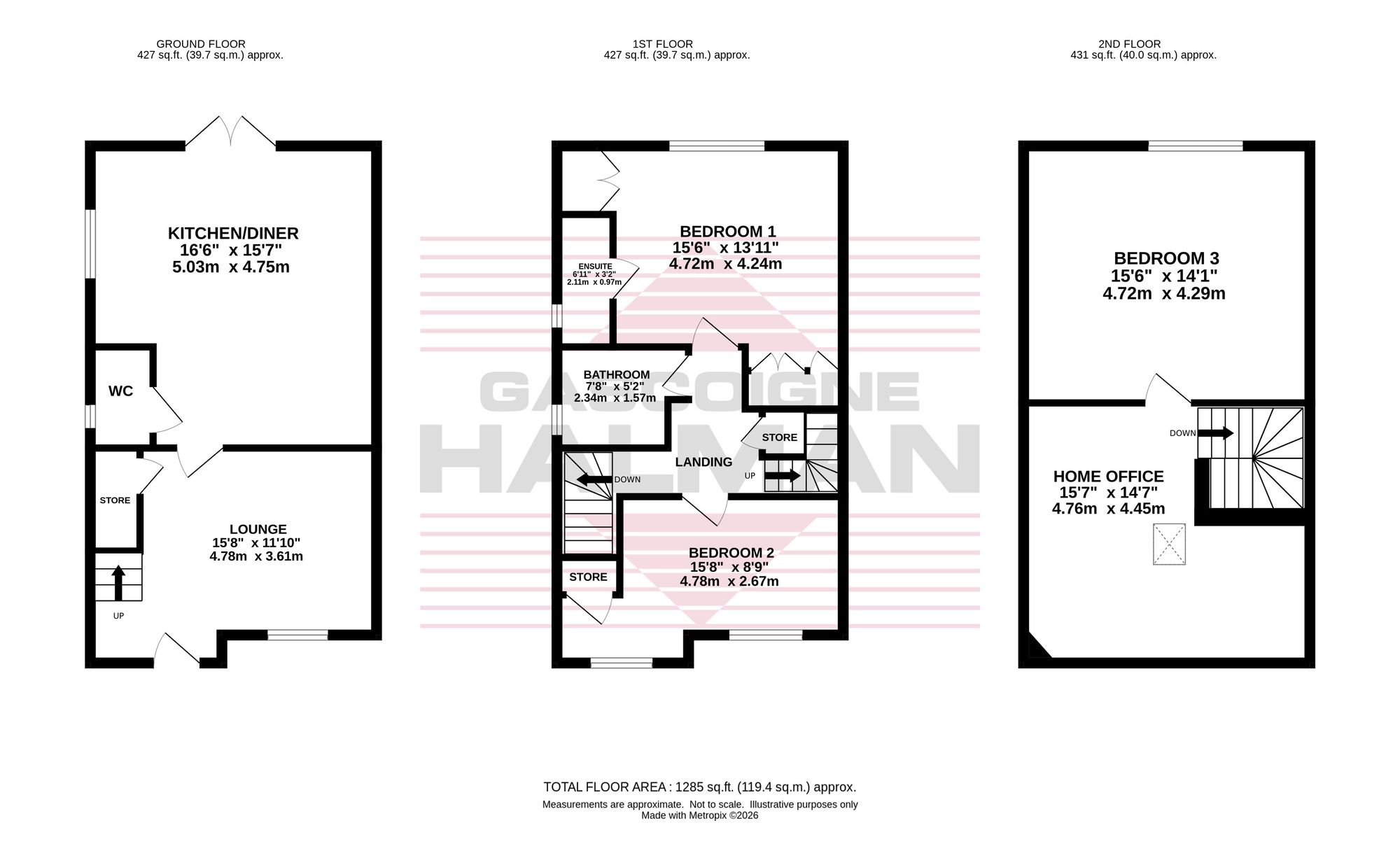 8 Bowen Close, Stockport floorplan