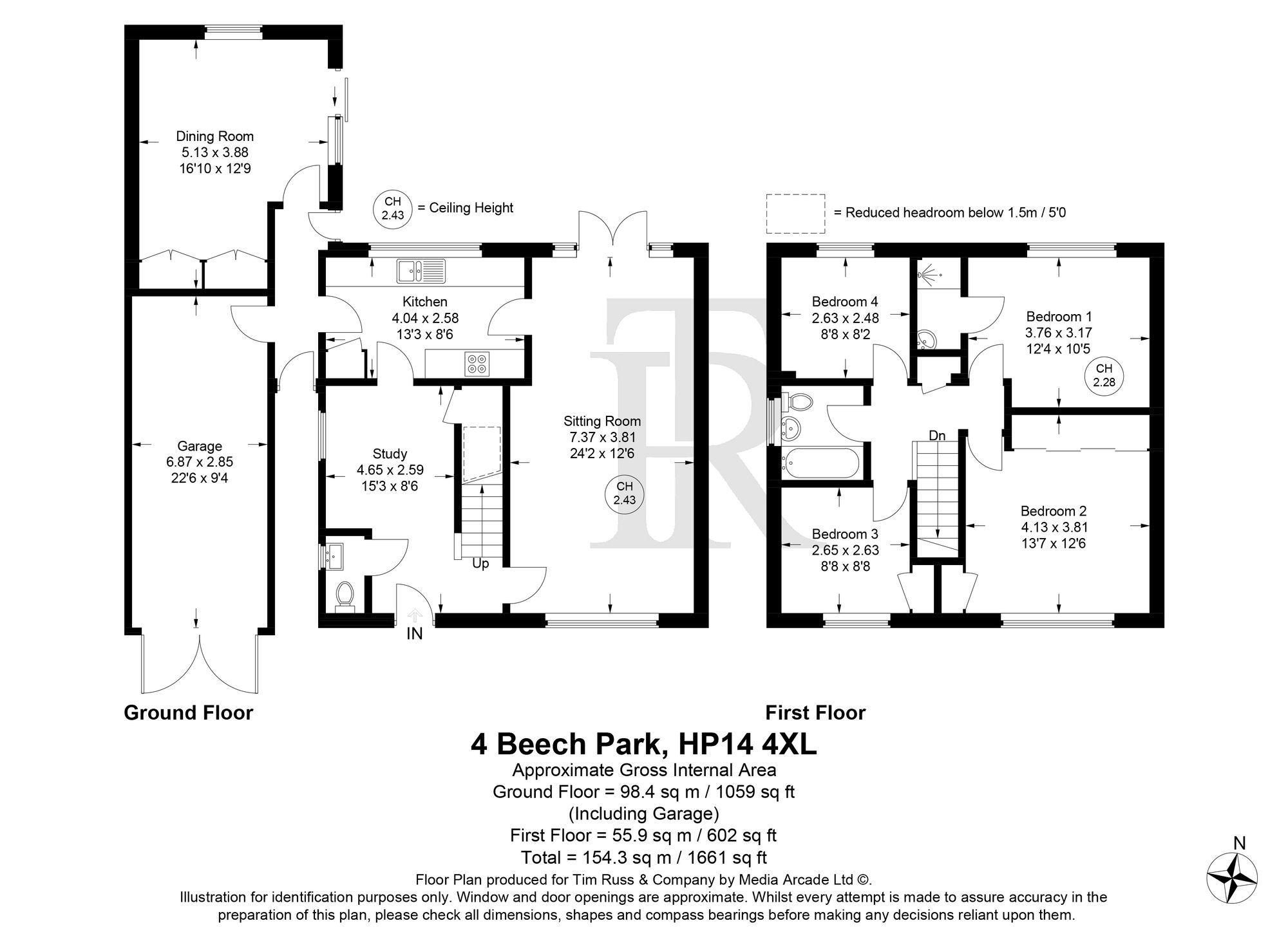 4 Beech Park, High Wycombe floorplan