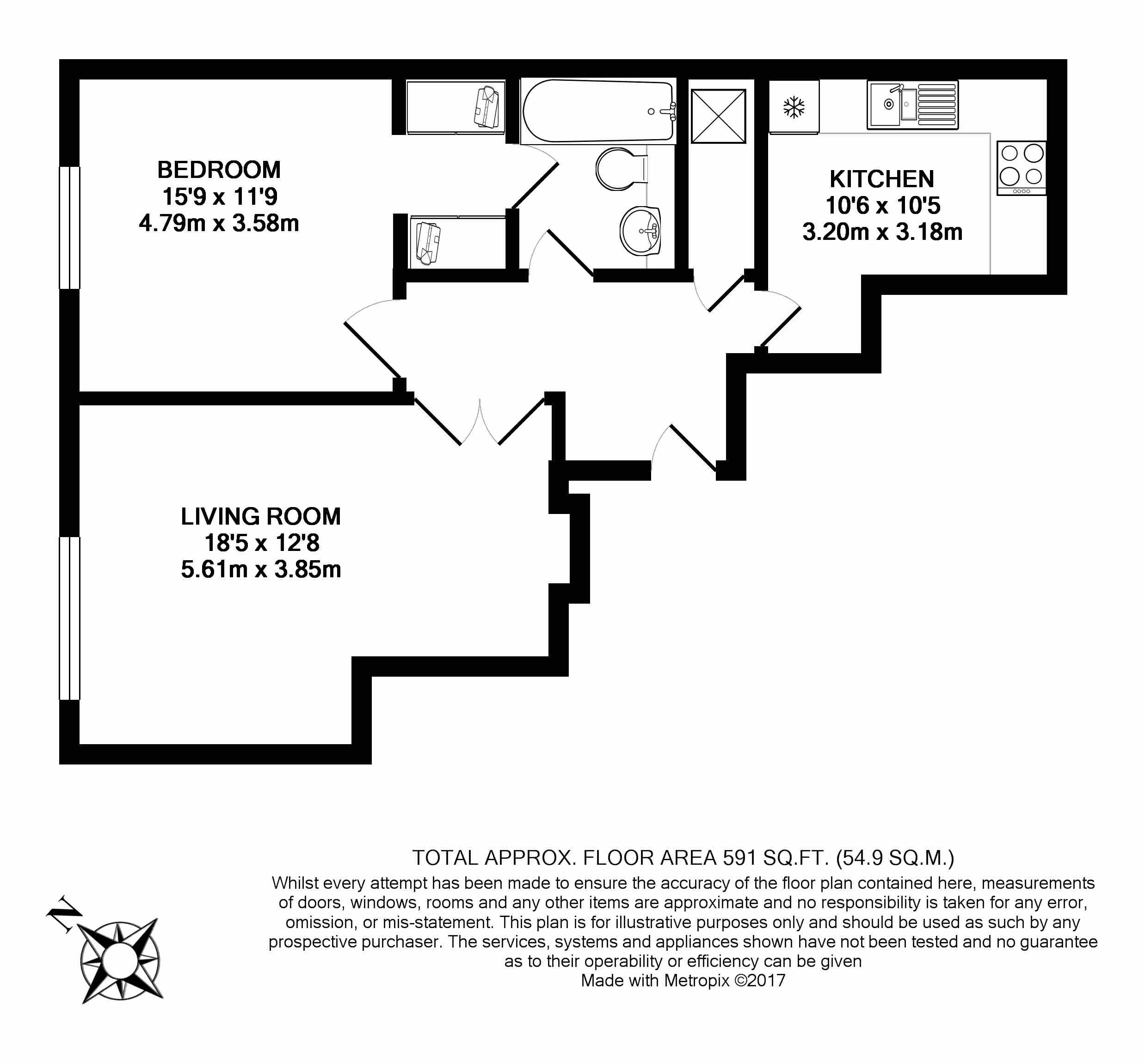 Caraway Apartments, London floorplan