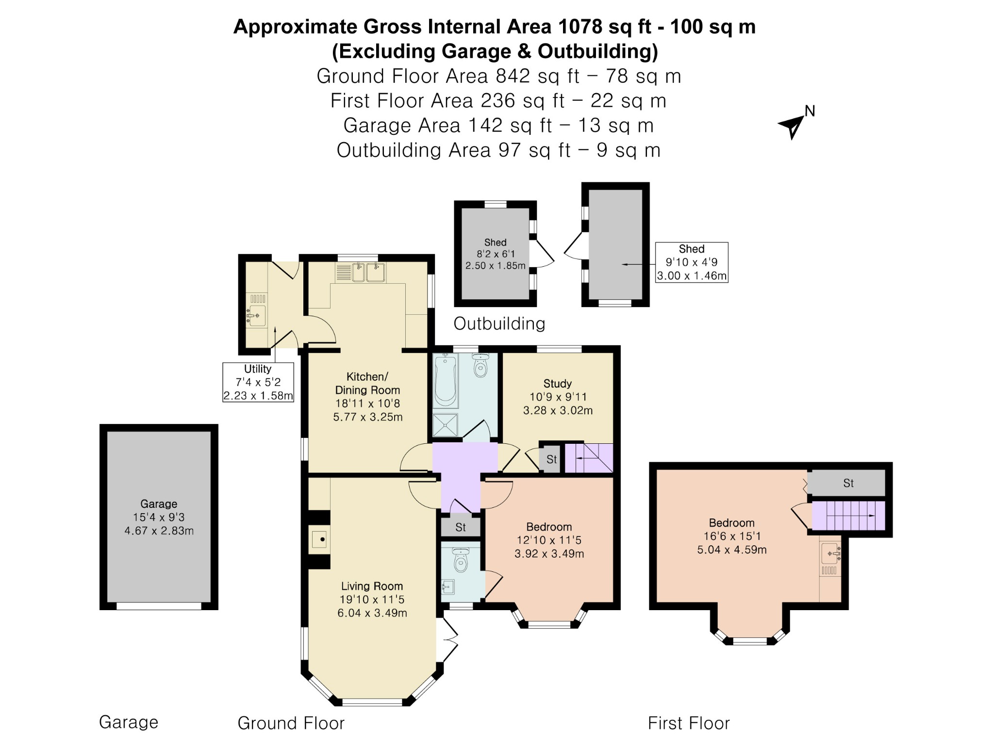 Crab Pot Cottage, Trelawney Road, Truro floorplan