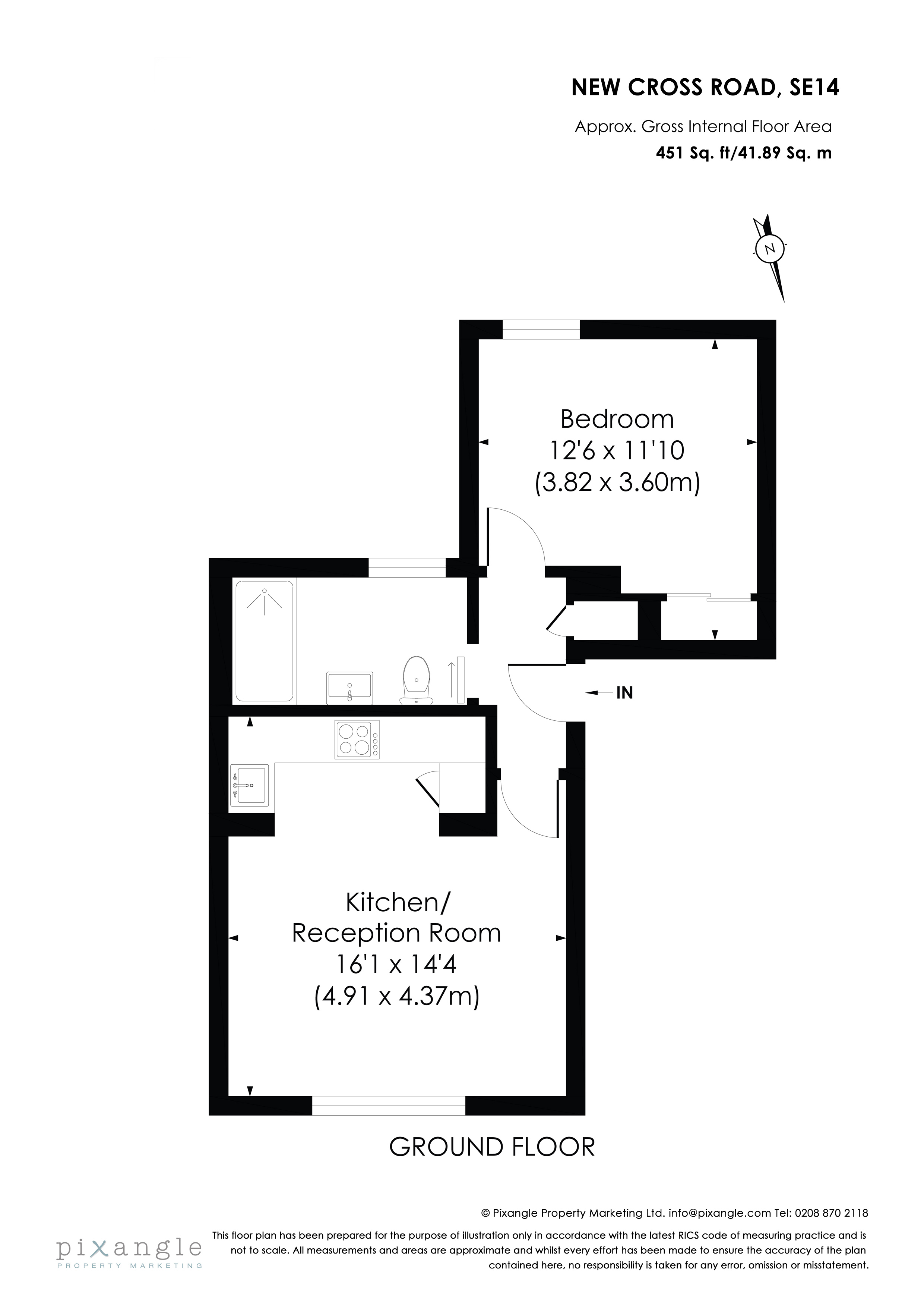 1 Bedrooms Flat to rent in New Cross Road, London SE14