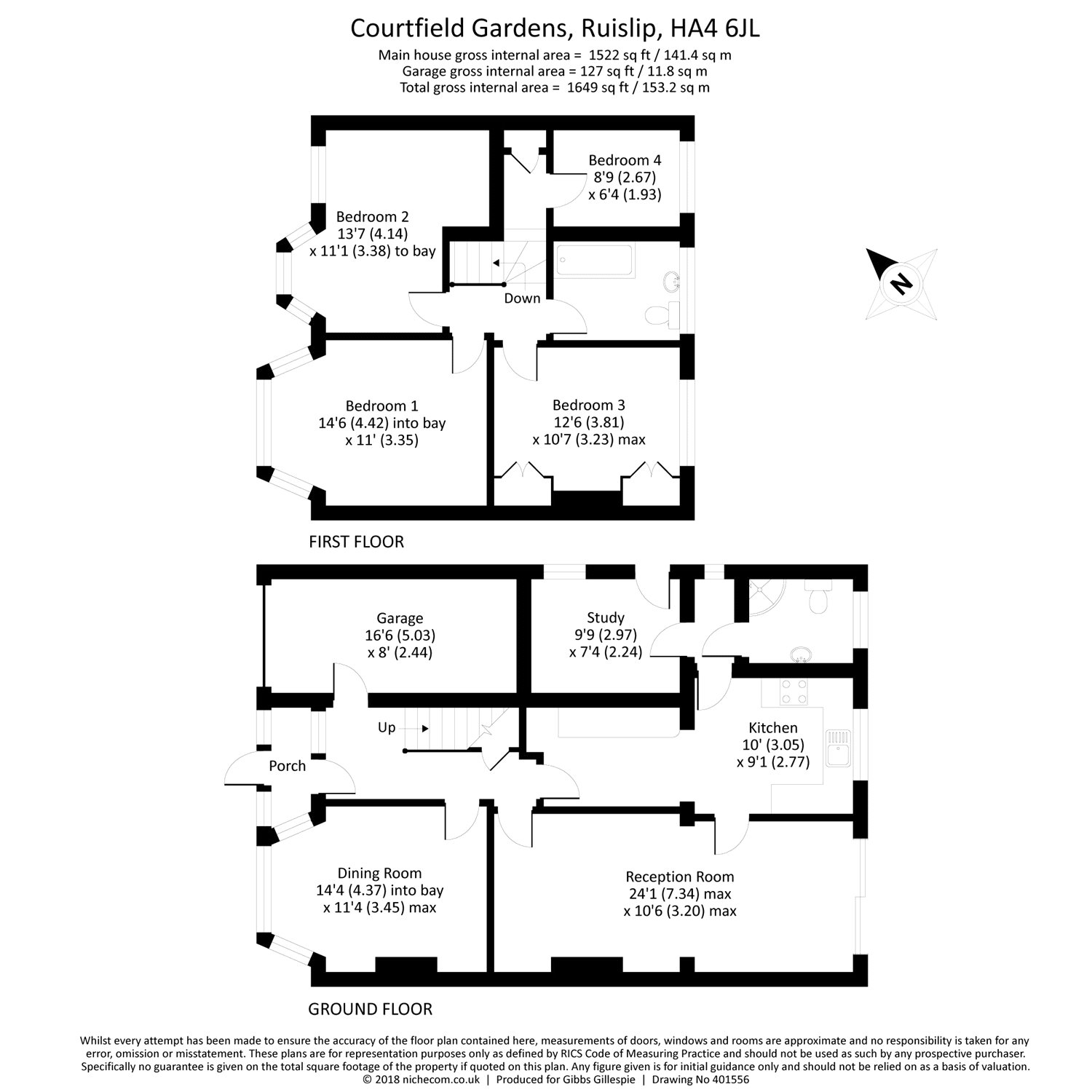 5 Bedrooms Detached house for sale in Courtfield Gardens, Ruislip, Middlesex HA4